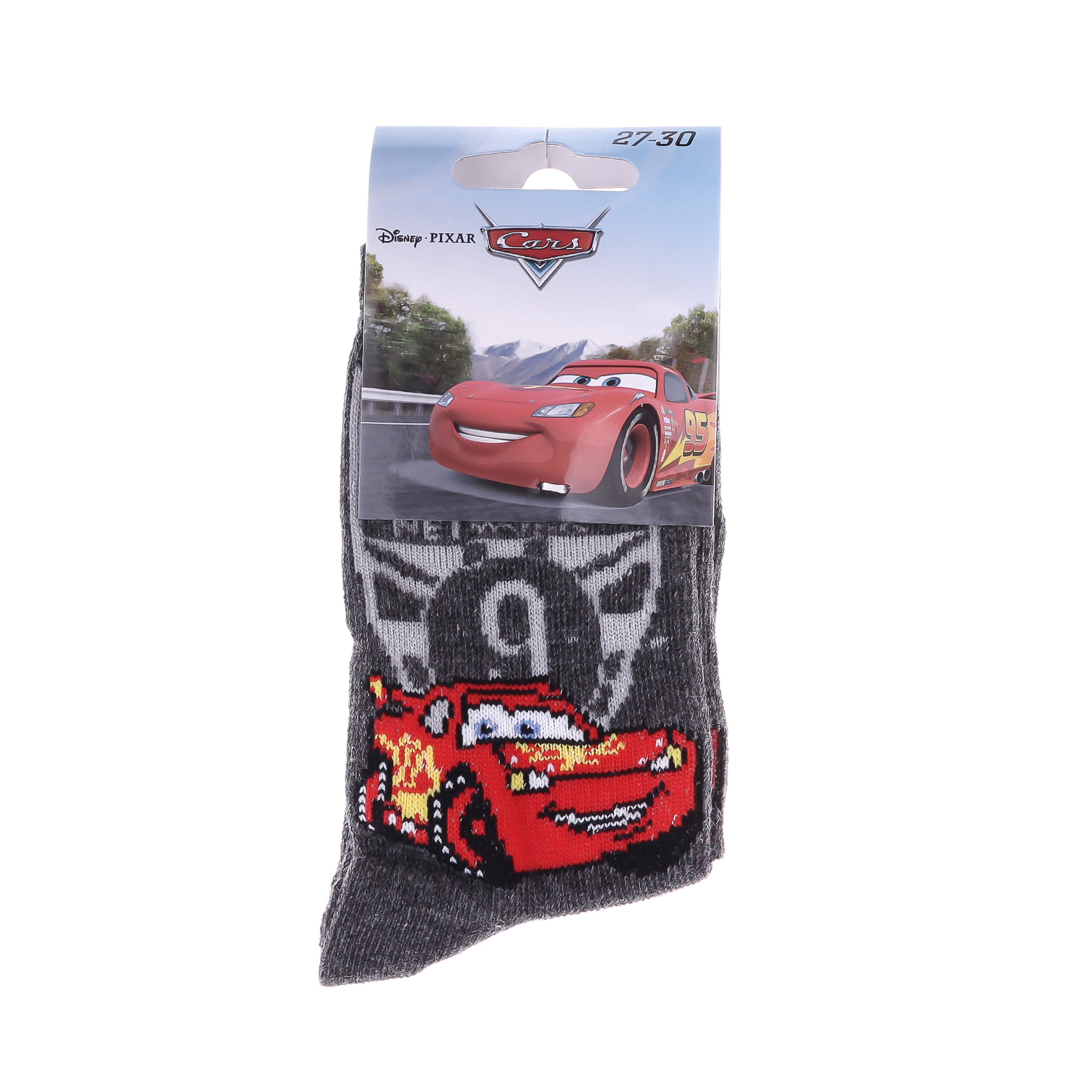 Шкарпетки дитячі Cars Lightening Mc Queen 83899420-2 31-34 червоні фото2