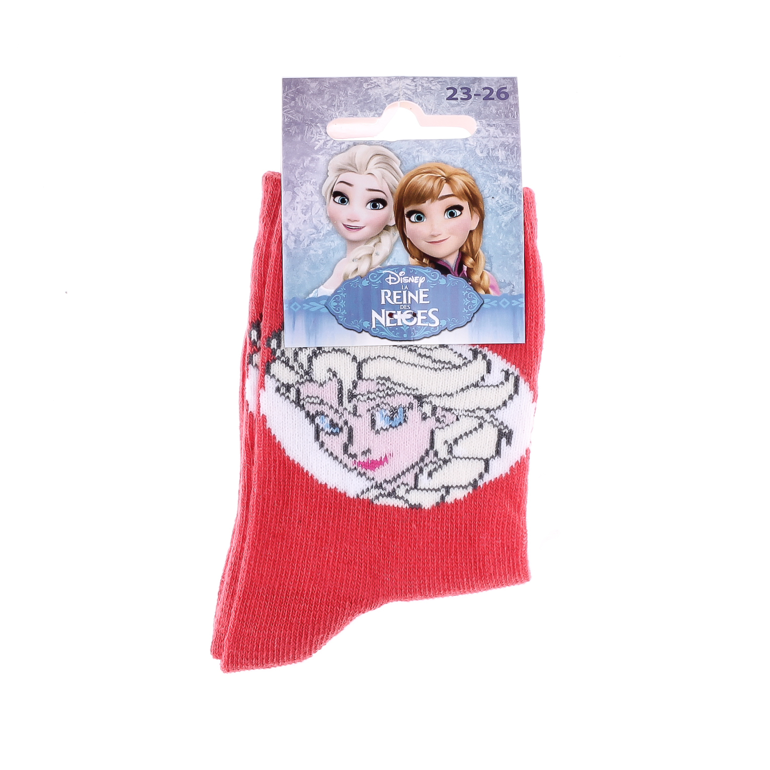 Шкарпетки дитячі Frozen Anna 43890747-4 19-22 світло-червоні фото2