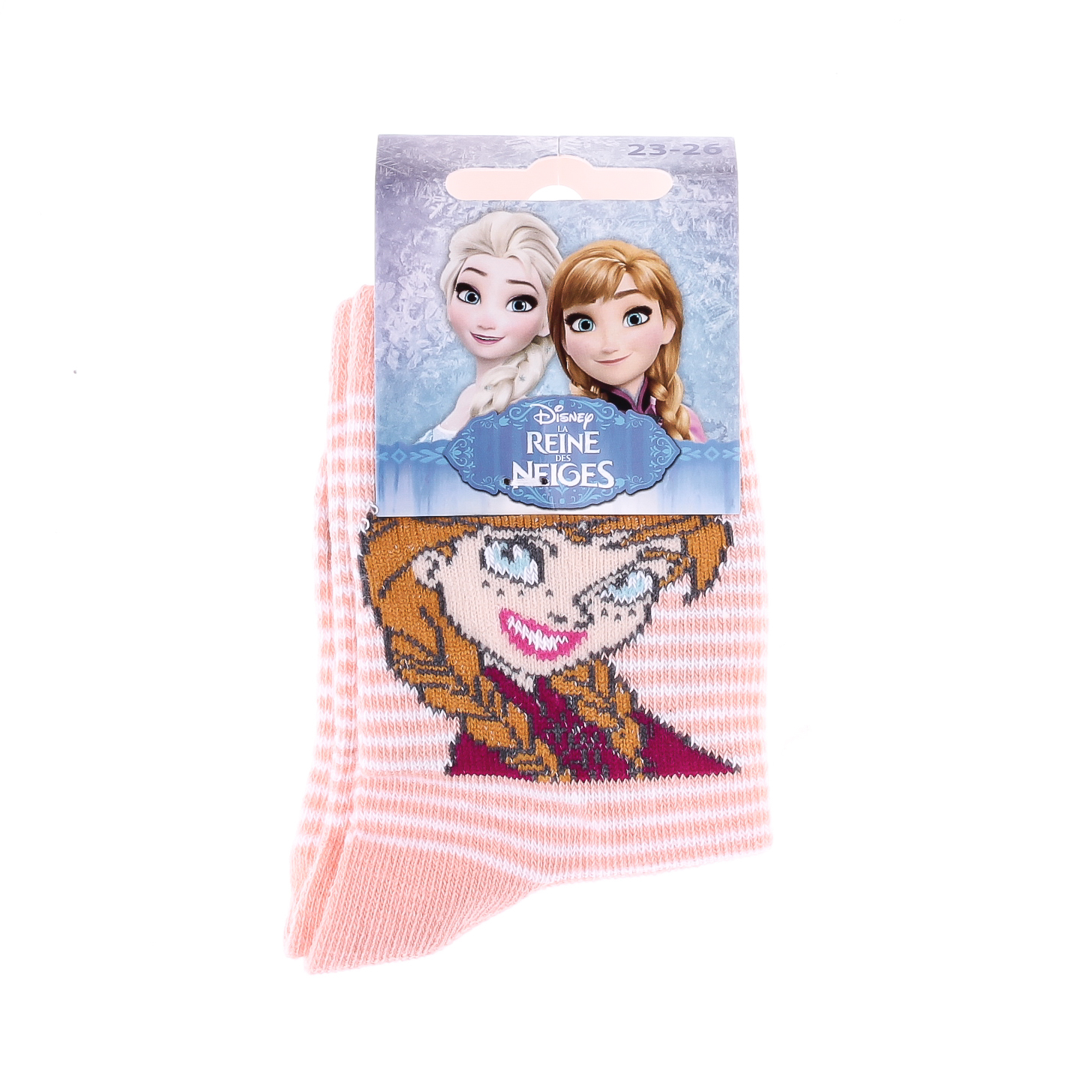 Шкарпетки дитячі Frozen Elsa 43890747-1 23-26 світло-рожеві фото2
