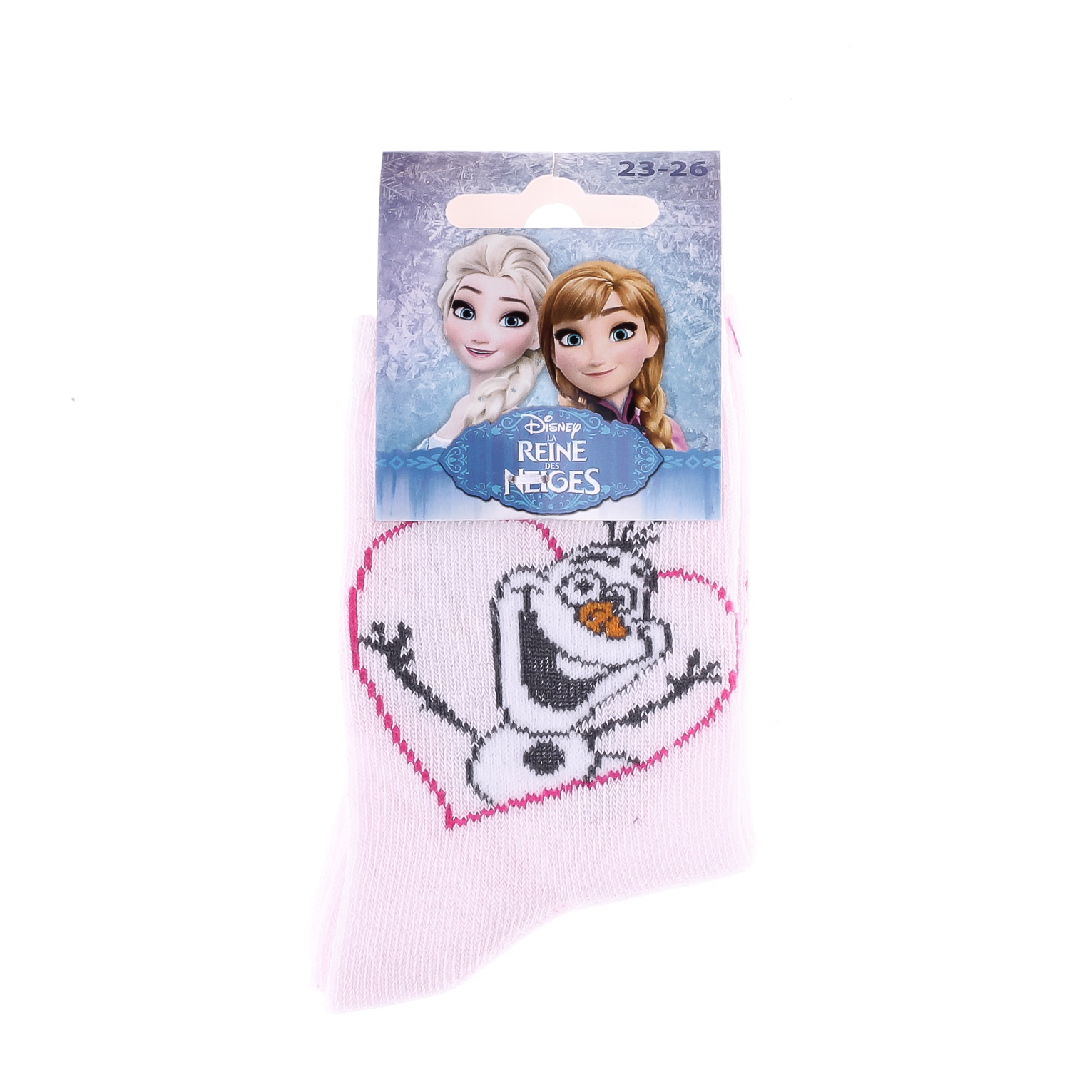 Шкарпетки дитячі Frozen Olaf 43890747-7 19-22 рожеві фото2