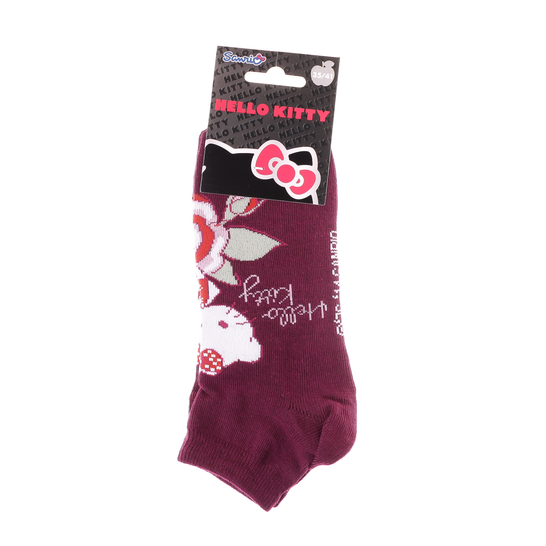 Шкарпетки дитячі Hello Kitty Hk Perle 13890712-5 35 - 41 бордові фото2