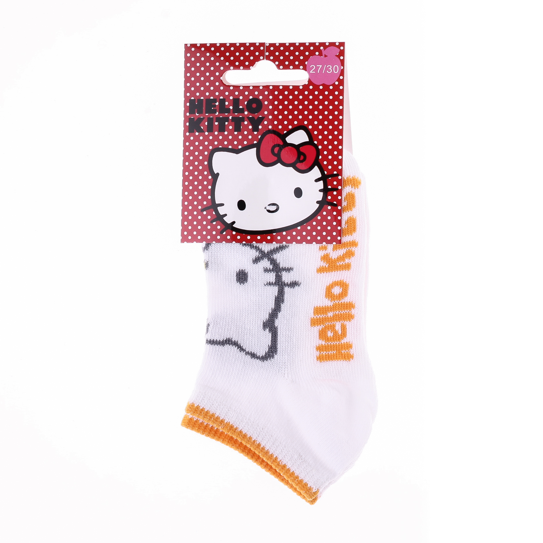 Шкарпетки дитячі Hello Kitty Hk Theme Orange 83890528-8 35-38 білі/помаранчеві фото2
