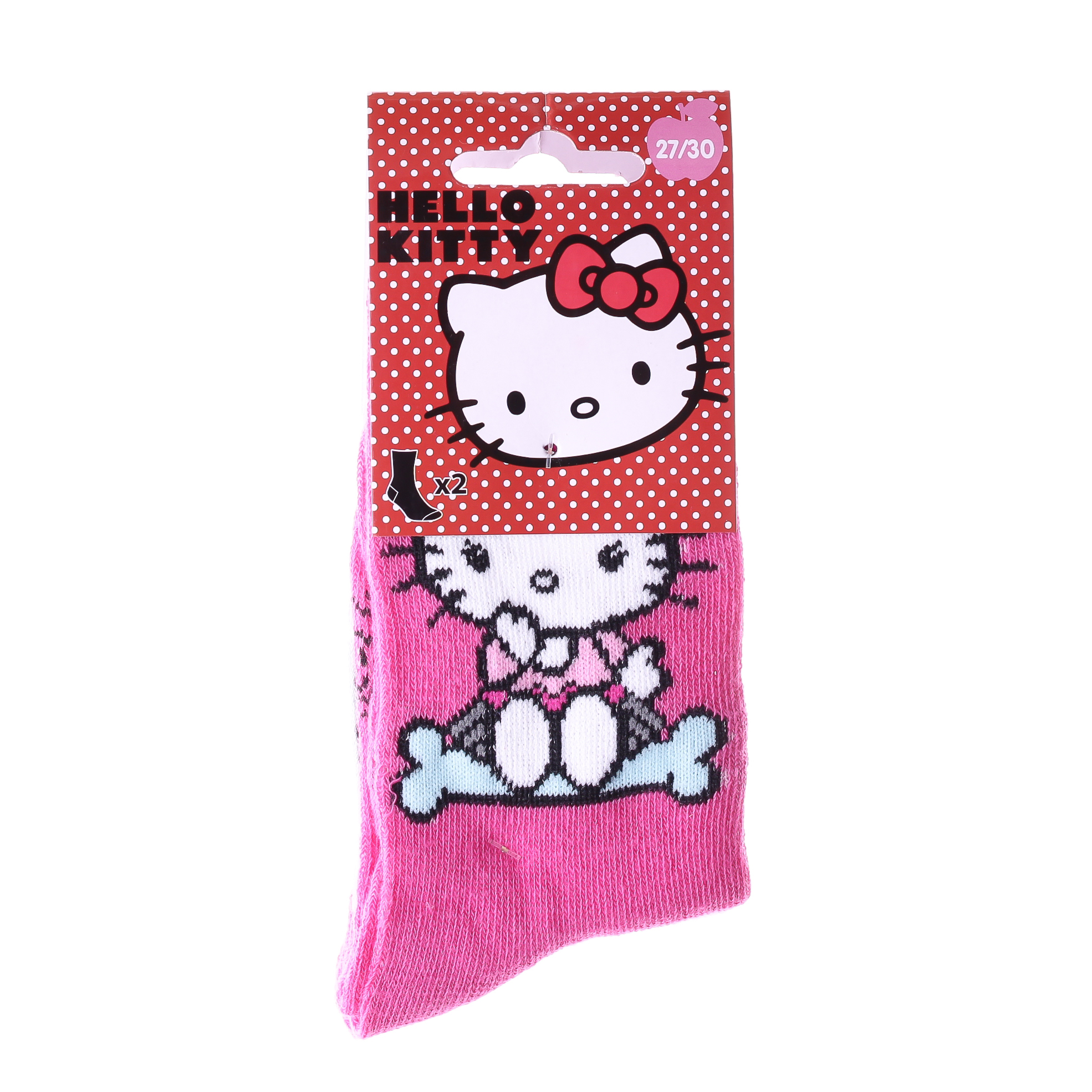 Набір шкарпеток дитячих Hello Kitty Socks 36762-1 31-35 2 шт пурпурні/сірі фото2