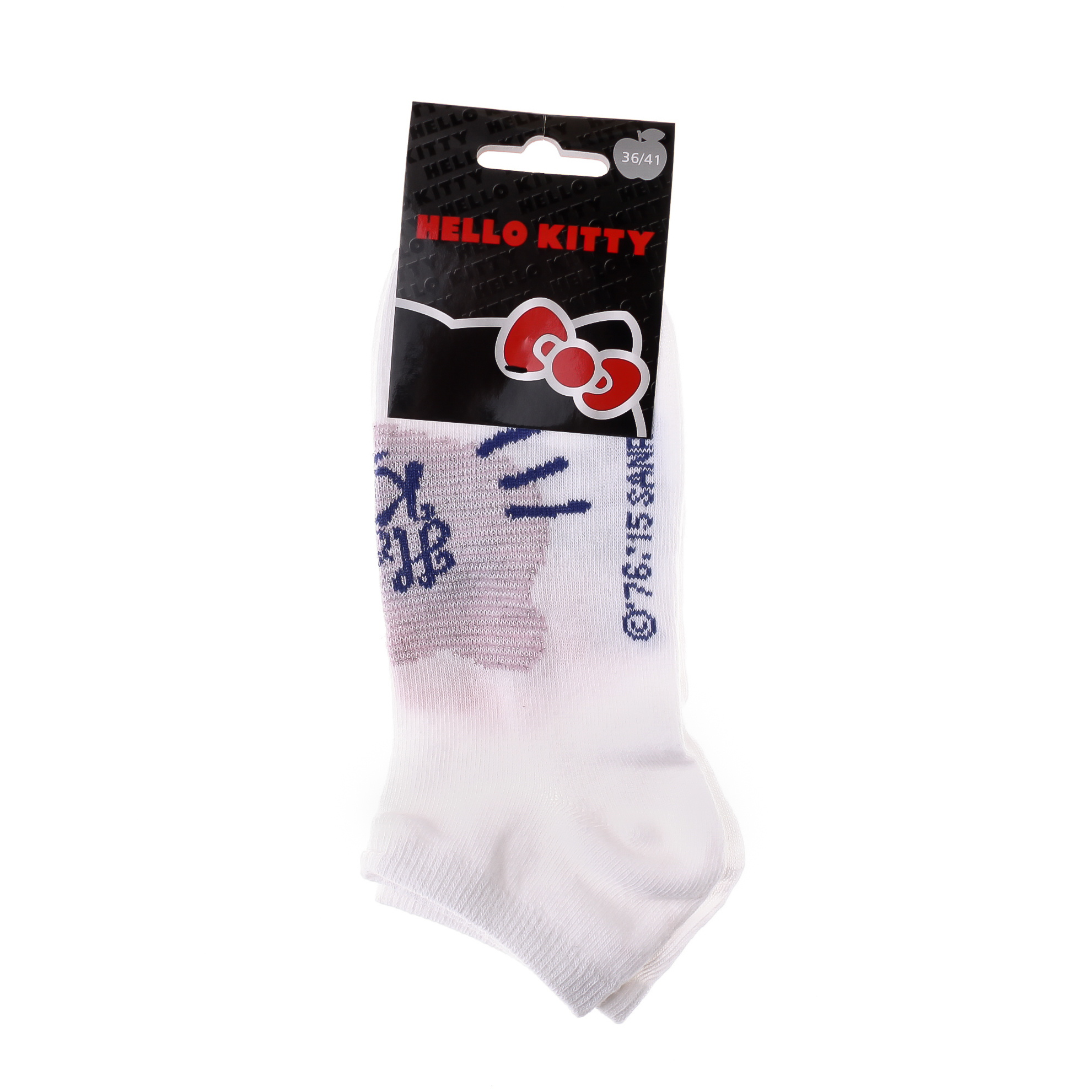 Шкарпетки дитячі Hello Kitty Socks 13890128-3 36-41 білі/рожеві фото2