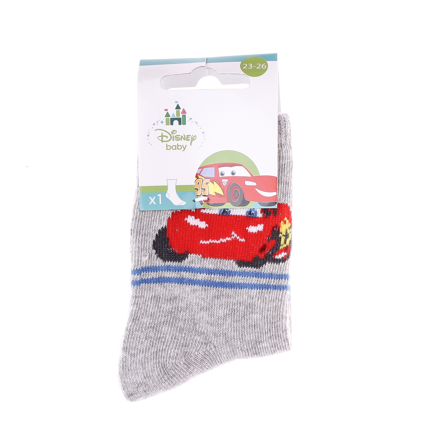 Шкарпетки дитячі Cars Socks 43897548-2 23-26 сірі фото2