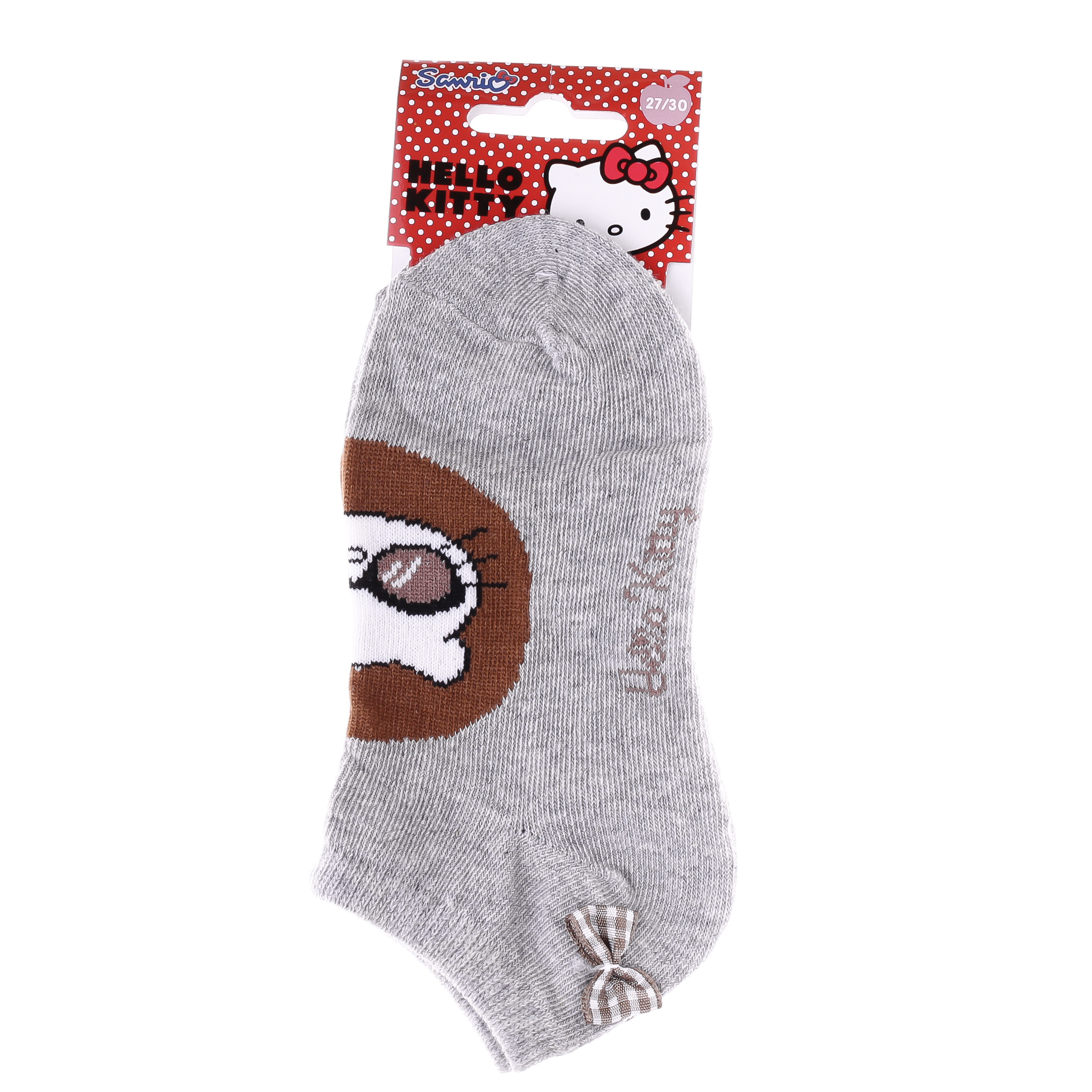 Шкарпетки дитячі Hello Kitty Tete De Hk Dans Bulle 83846423-3 27-30 сірі фото2