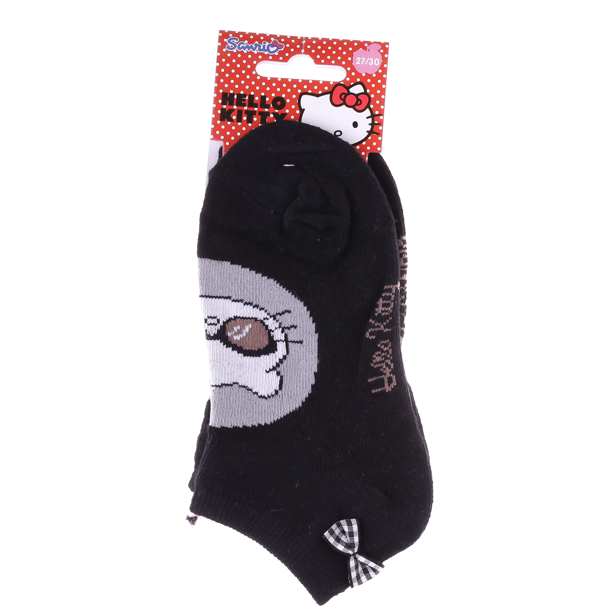 Носки детские Hello Kitty Tete De Hk Dans Bulle 83846423-4 35-37 черные фото2