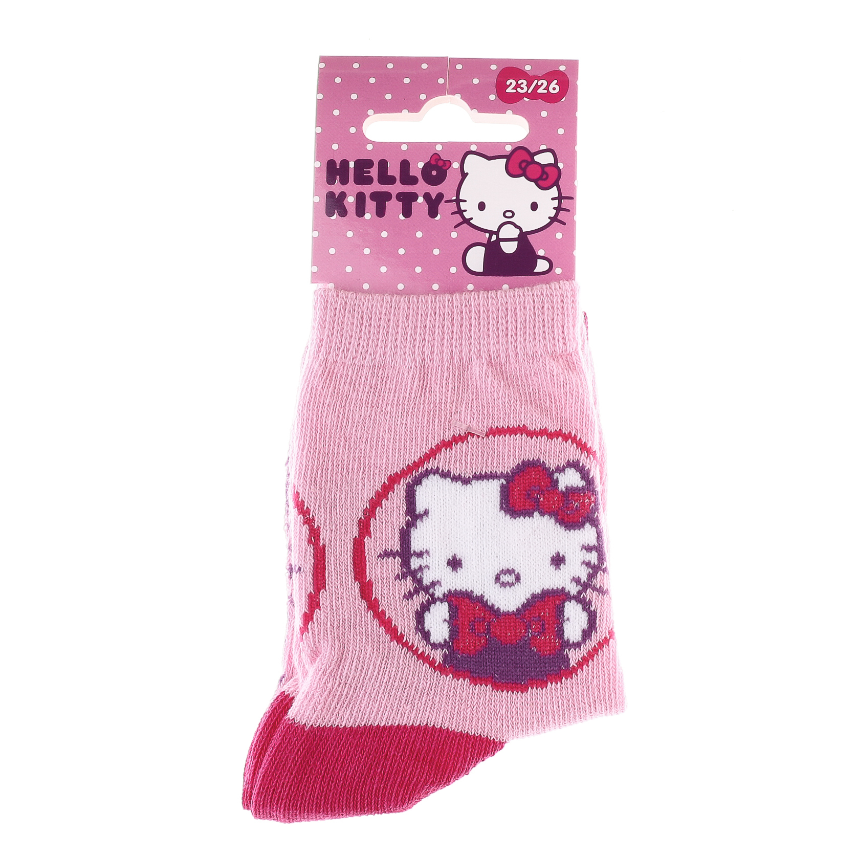 Шкарпетки дитячі Hello Kitty Tete Hk Ecriture 32770-7 23-26 рожеві фото2