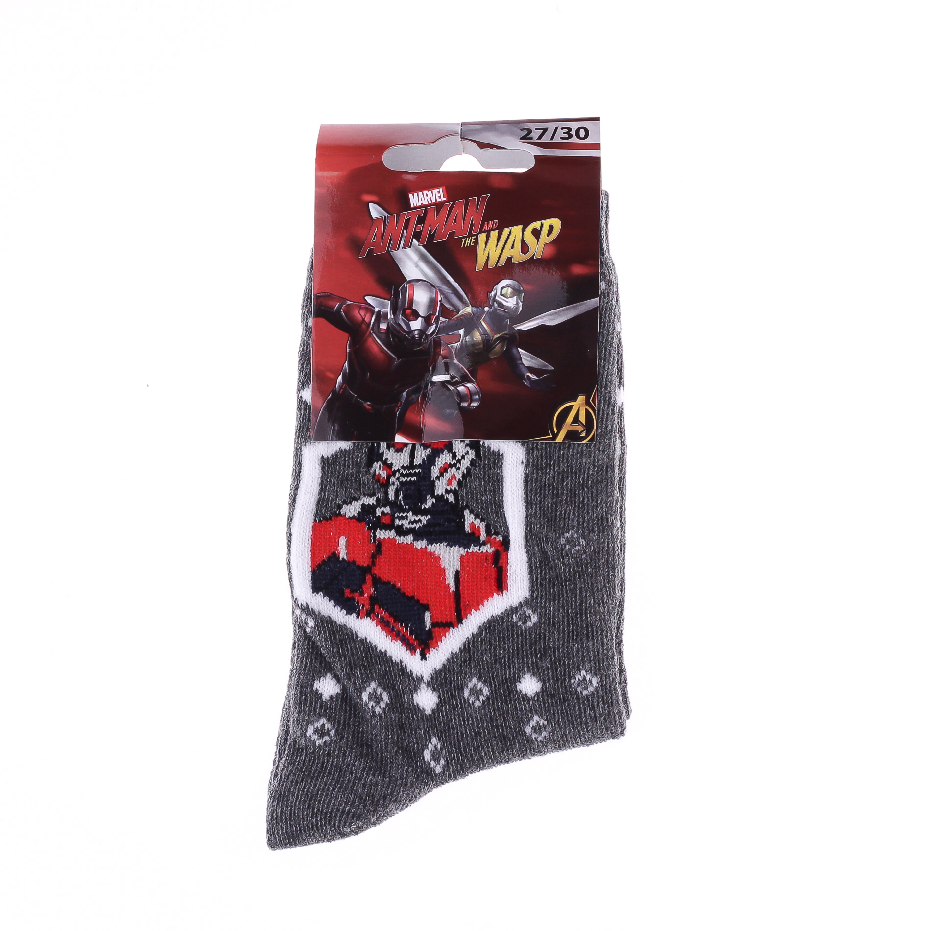 Шкарпетки дитячі Marvel Buste + Damier De Points 83895348-8 27-30 сірі фото2