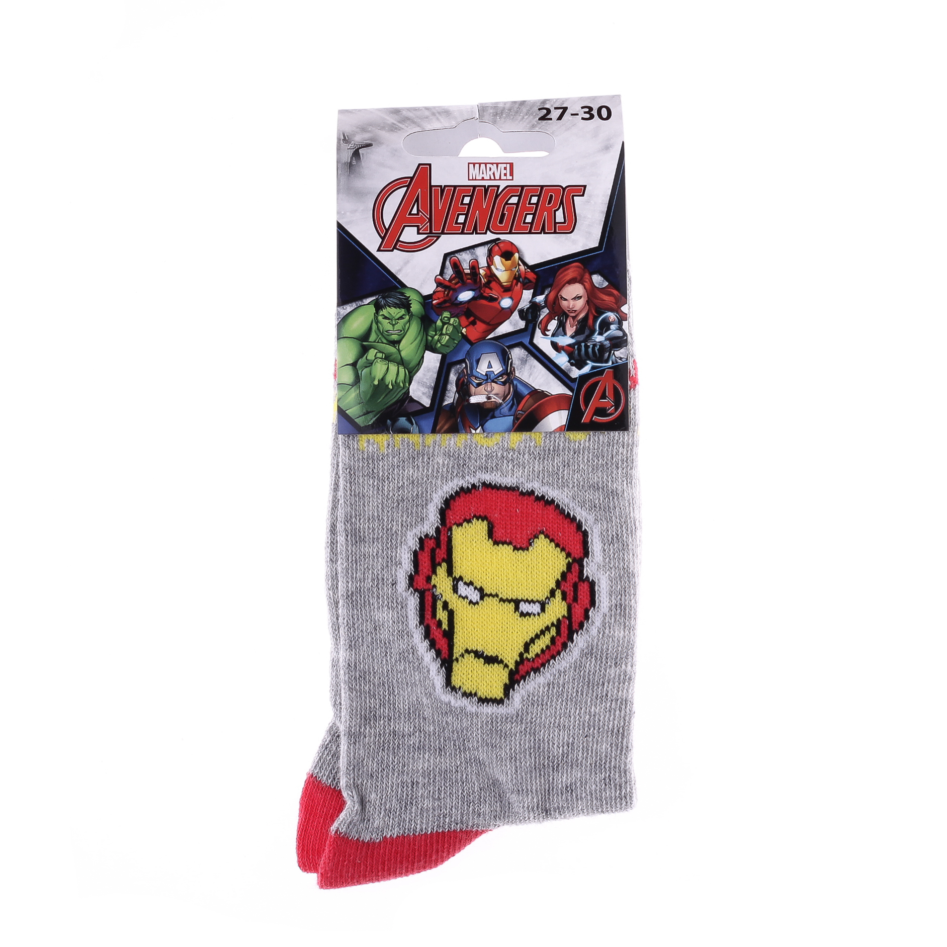Шкарпетки дитячі Marvel Iron Man 83899320-5 27-30 світло-сірі фото2