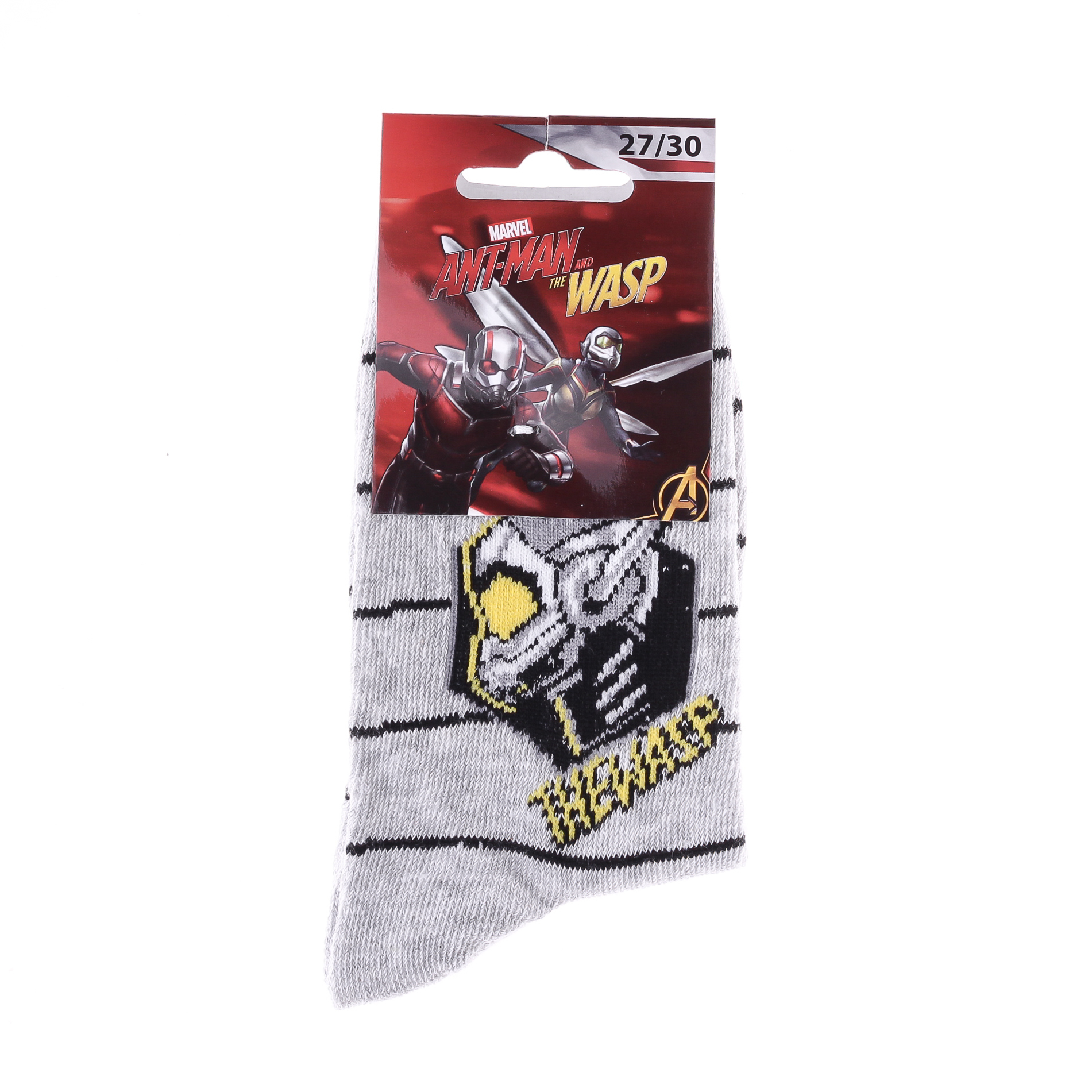 Шкарпетки дитячі Marvel Tete + Rayures 83895348-6 27-30 світло-сірі фото2