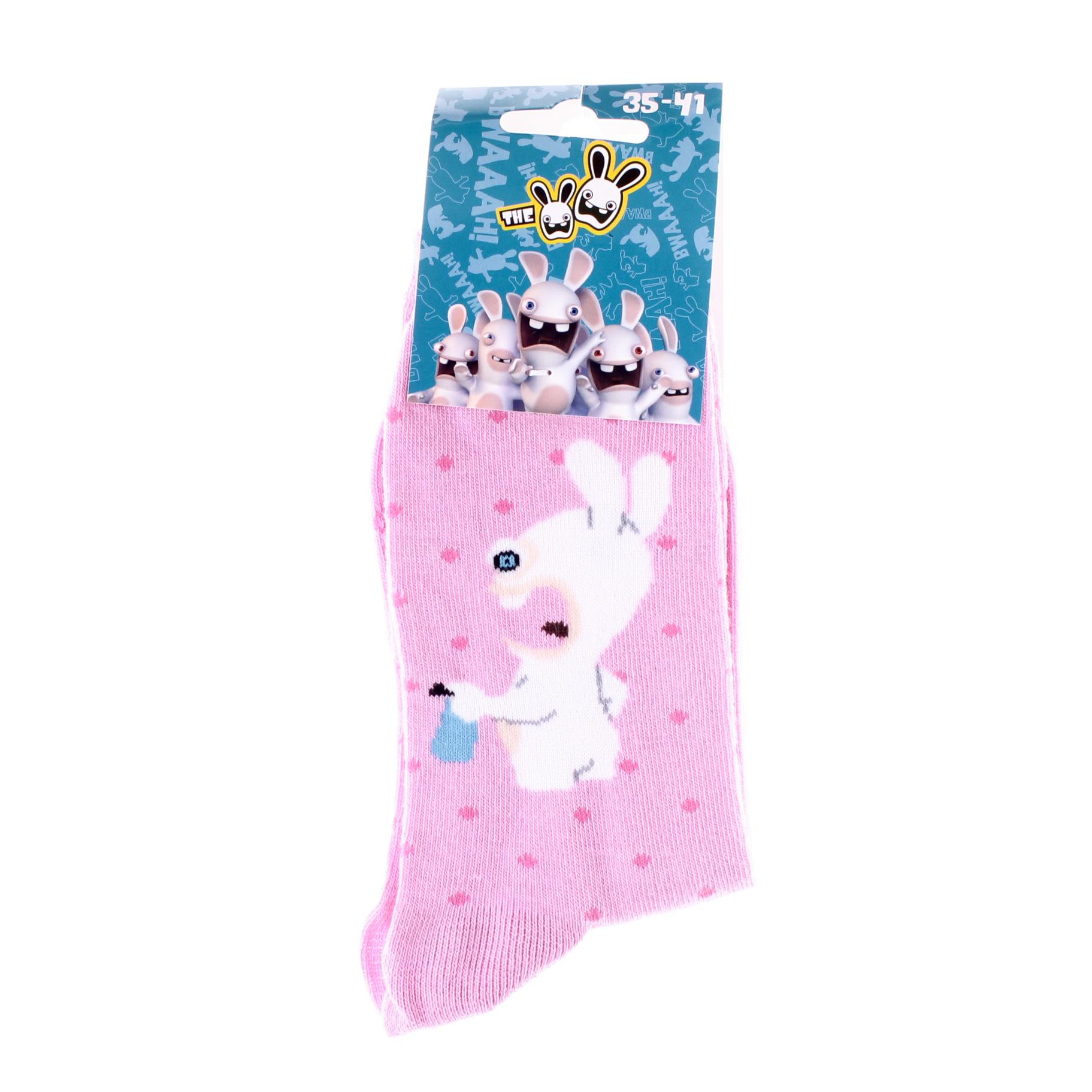 Шкарпетки дитячі Hello Kitty Lapin De Dos 13849251-5 35 - 41 темно-рожеві фото2