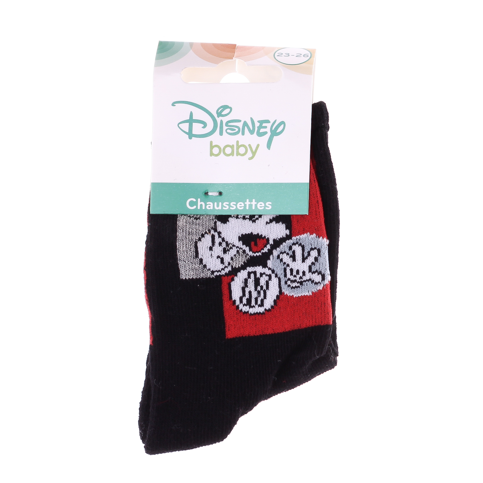 Шкарпетки дитячі Disney Mickey Dans Carre 43891247-6 19-22 чорні фото2