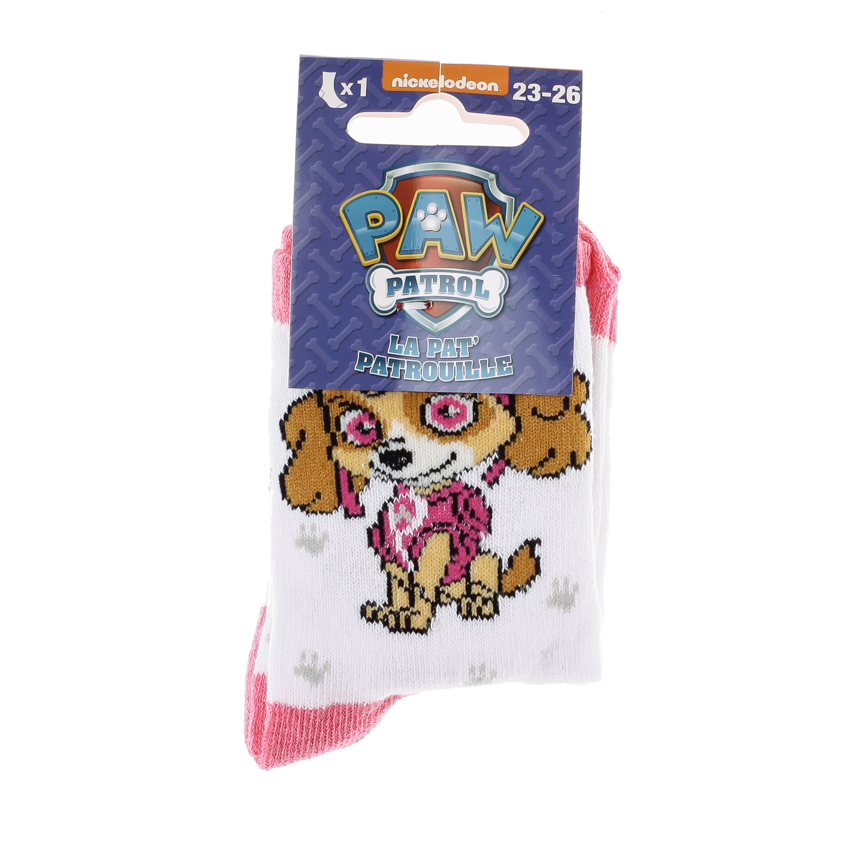 Шкарпетки дитячі Paw Patrol Stella 43891347-8 19-22 білі фото2