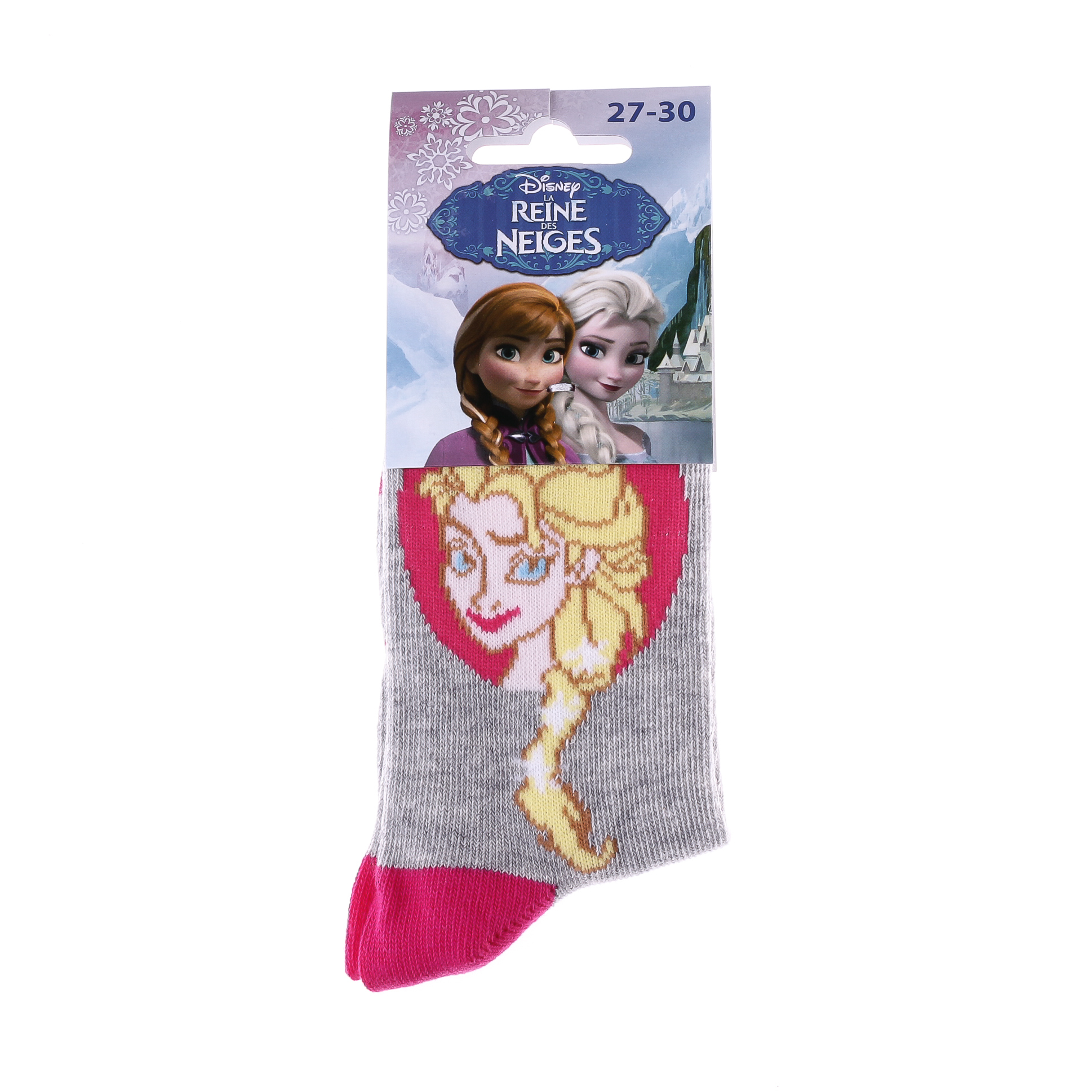 Шкарпетки дитячі Disney Princess Elsa 83841644-1 31-34 світло-сірі фото2