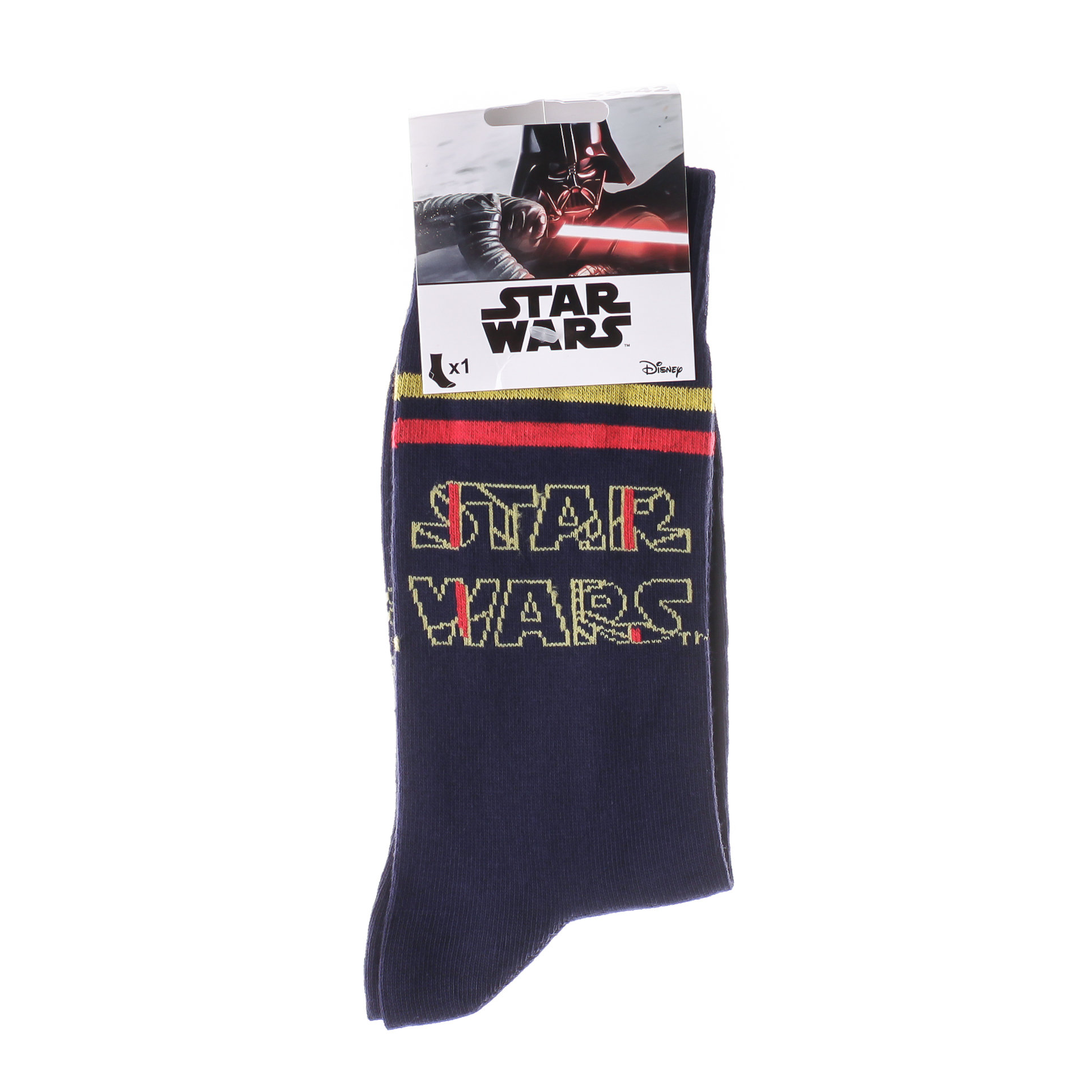 Шкарпетки дитячі Star Wars Tar Wars Et Rayures 93155062-1 39-42 темно-сині фото2
