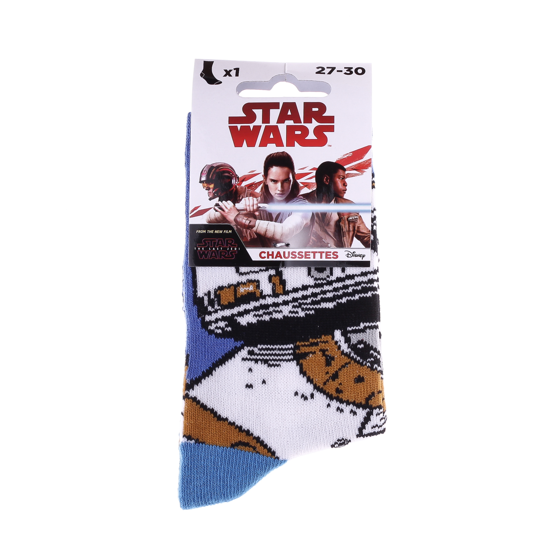 Шкарпетки дитячі Star Wars Вв8 83892148-1 31-34 блакитні фото2