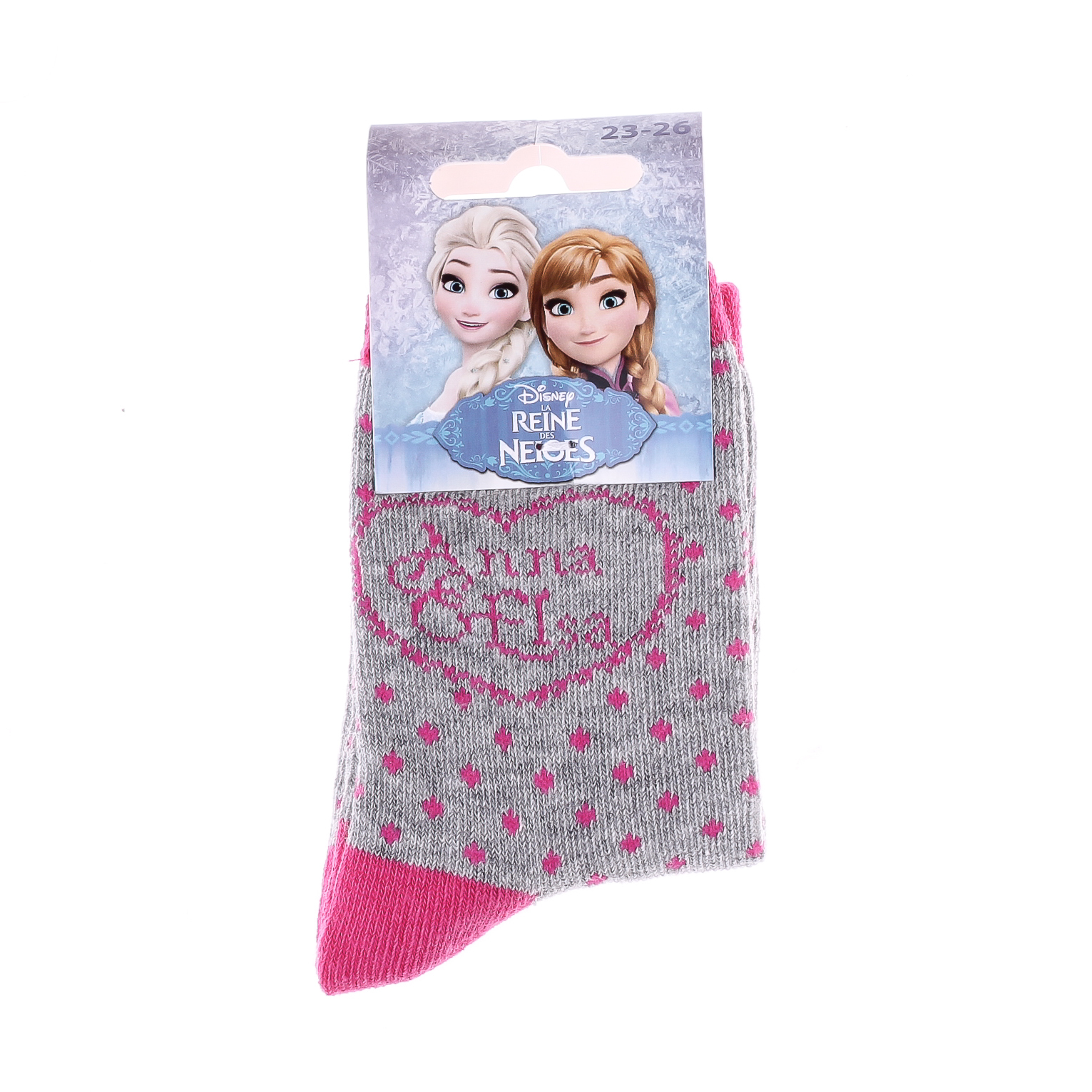 Шкарпетки дитячі Fees Clochettes Anna Et Elsa 43890747-5 23-26 сірі фото2