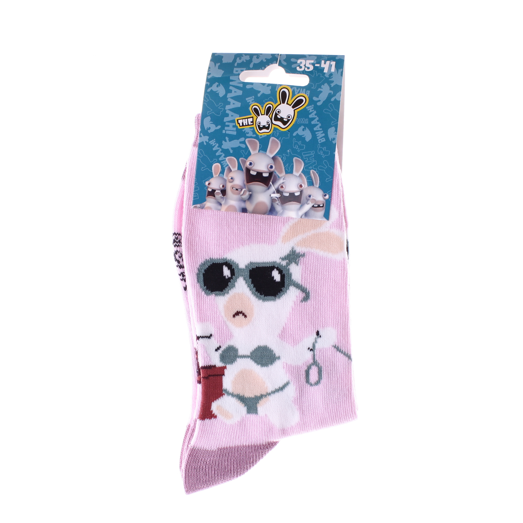 Шкарпетки дитячі Lapins Cretins Lapin En Bikini 13849251-3 35 - 41 рожеві фото2