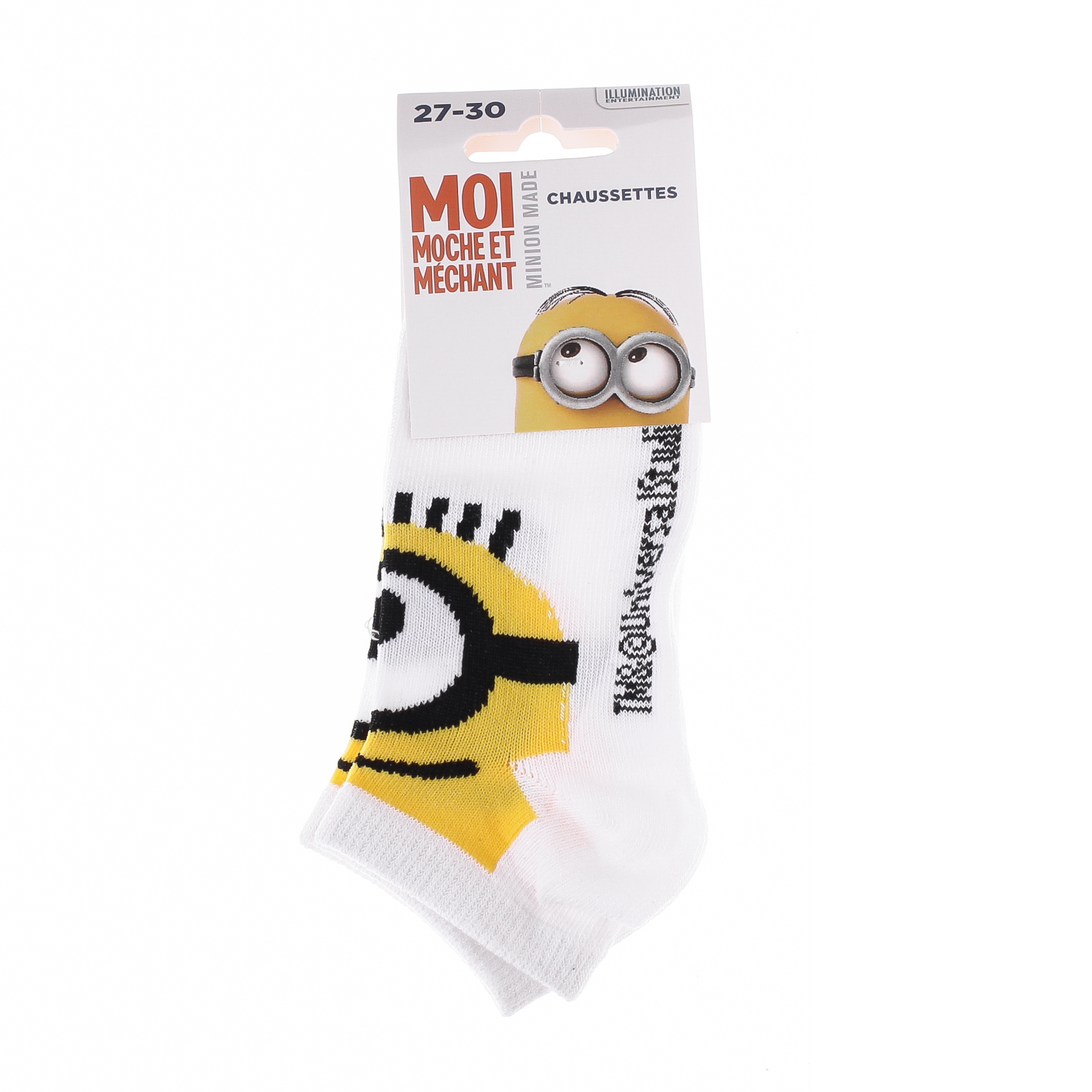 Шкарпетки дитячі Minions Yeux A L Envers 83890147-6 31-34 білі фото2