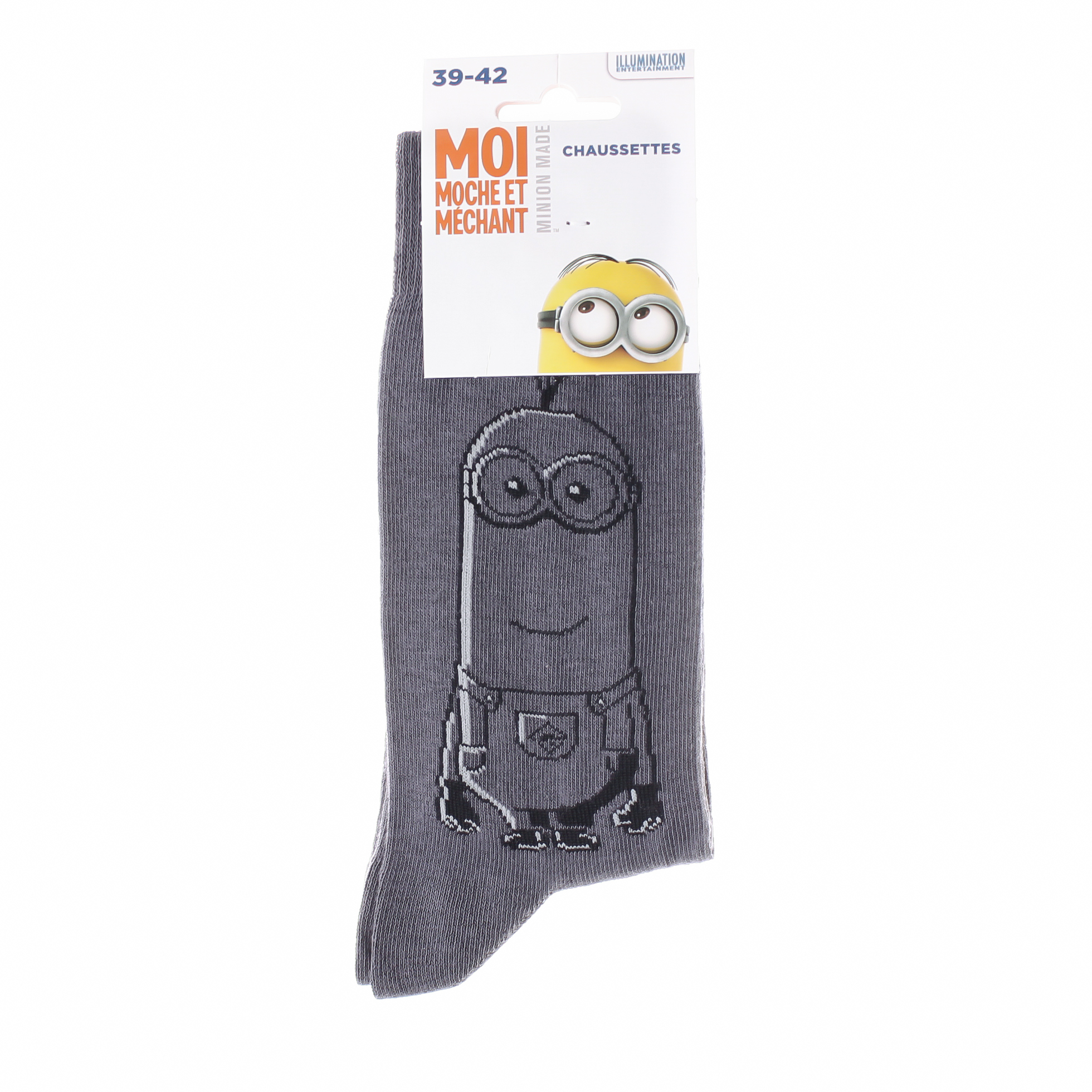 Шкарпетки дитячі Minions Gros Plan 93154967-2 39-42 темно-сірі фото2