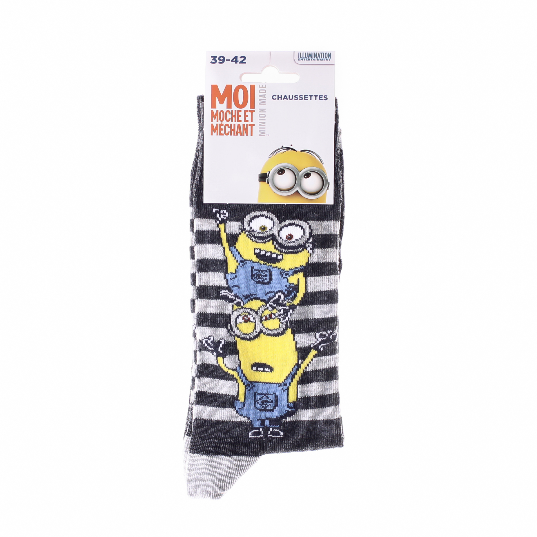 Шкарпетки дитячі Minions Groupe 93154967-4 39-42 темно-сірі фото2