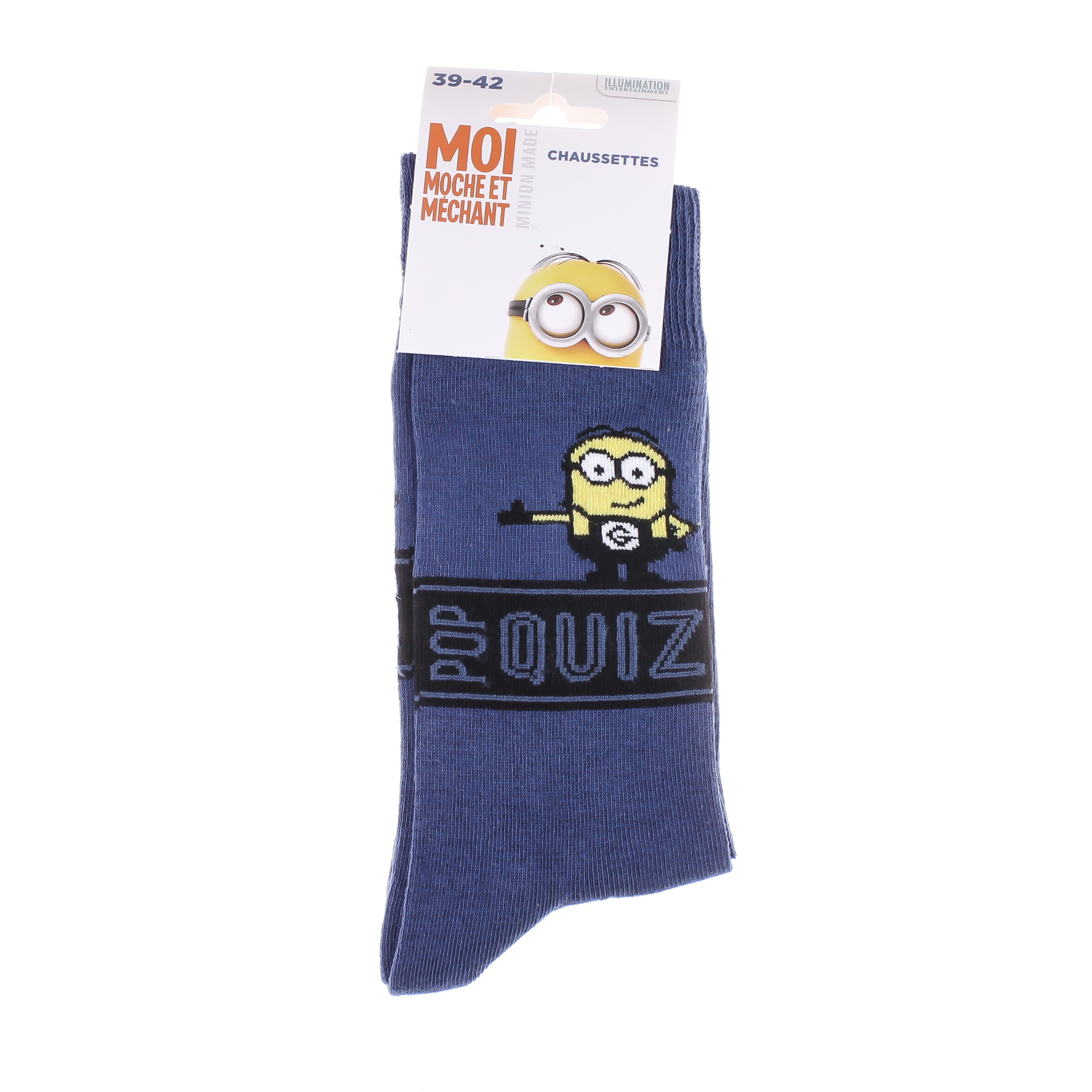 Шкарпетки дитячі Minions Pop Quiz 93153667-4 43-46 синьо-блакитні фото2