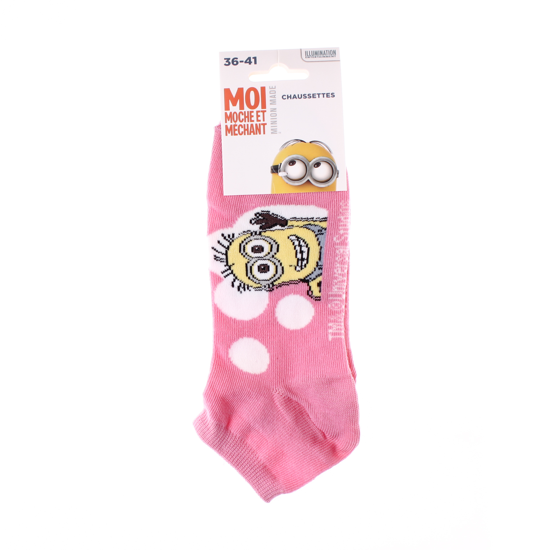 Шкарпетки дитячі Minions Dans Bulle 13894812-4 36-41 рожеві фото2