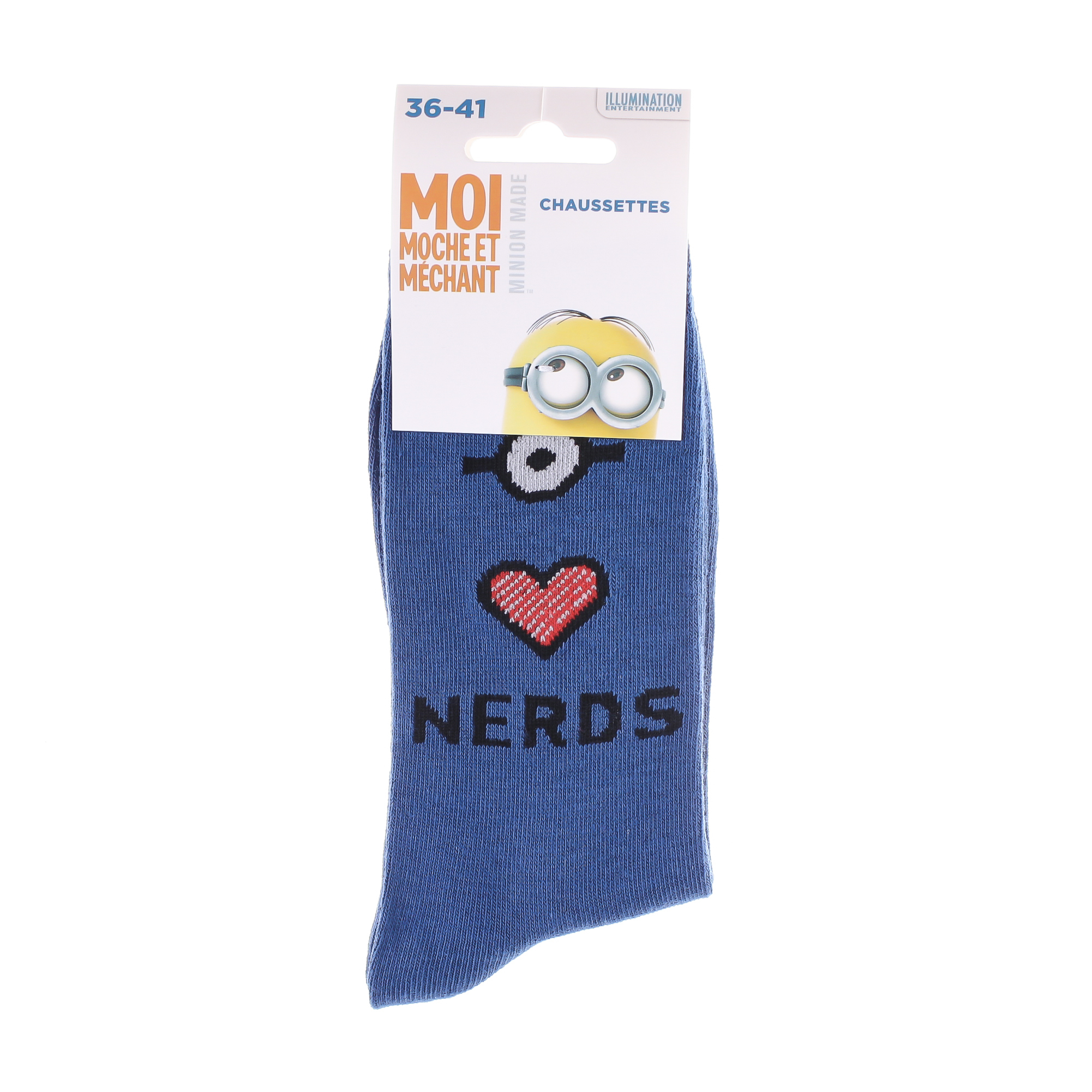 Шкарпетки дитячі Minions Coeur 13890131-2 36-41 джинсові фото2