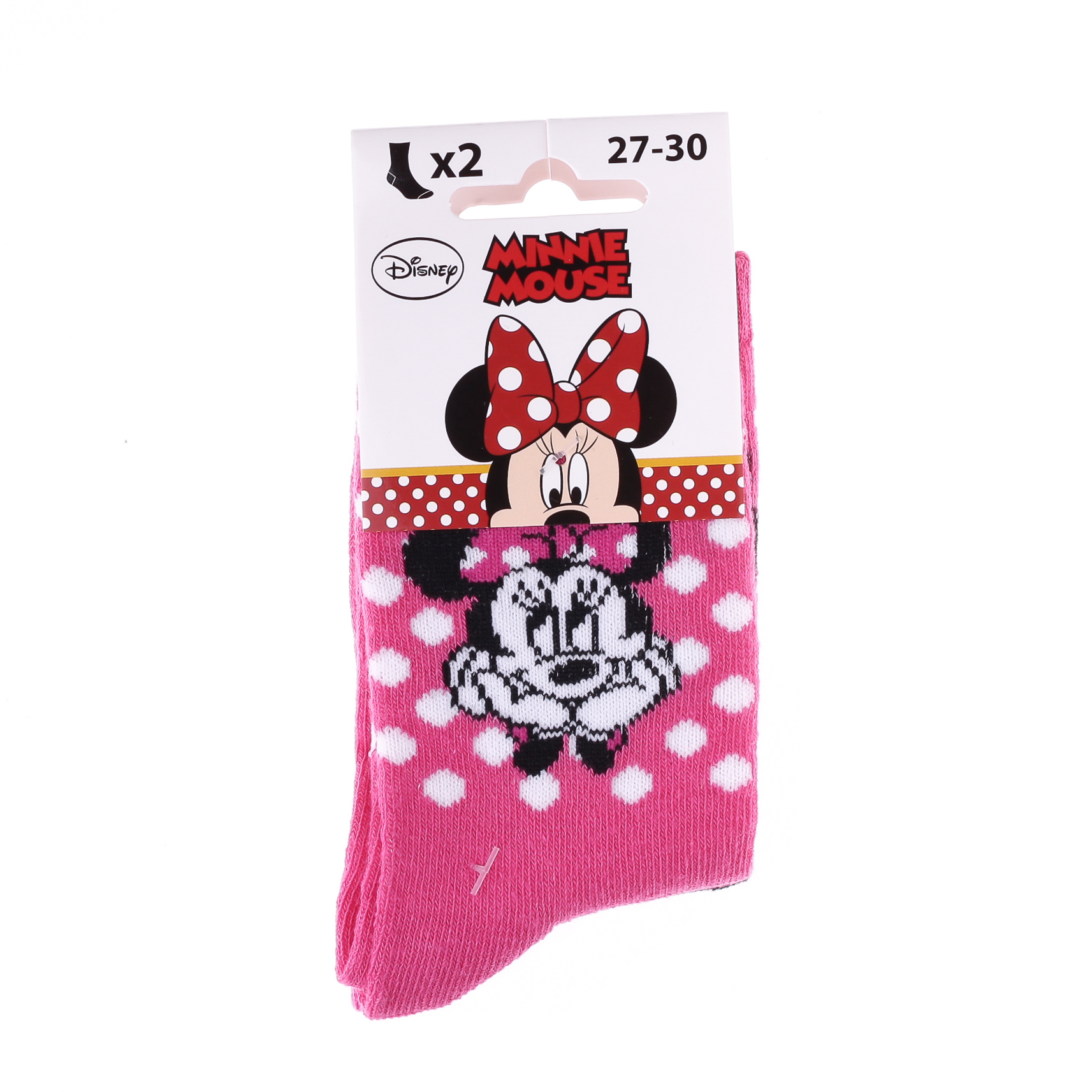 Набор носков детских Disney Minnie Socks 83892347-1 31-34 2 шт черные/розовые фото2