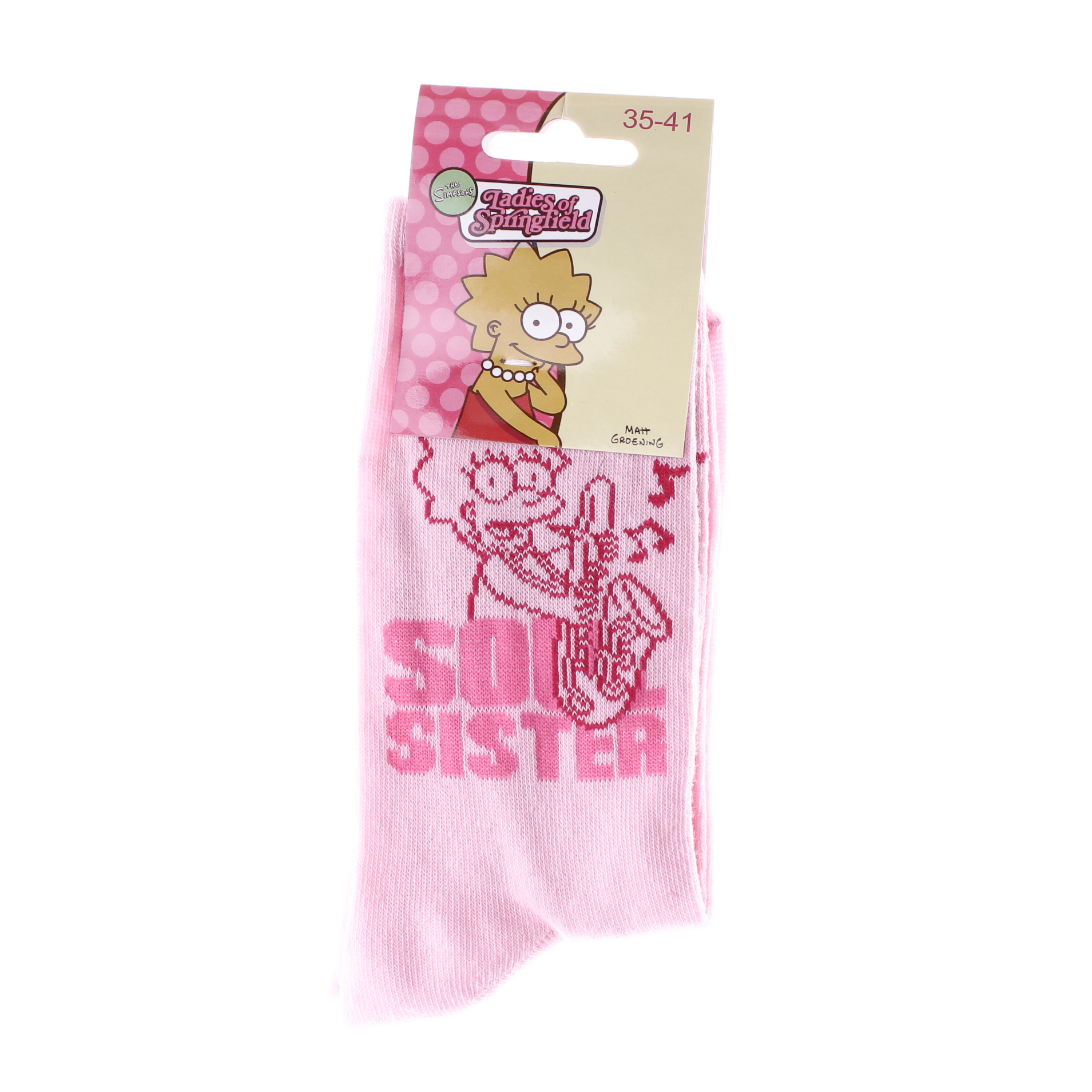 Шкарпетки дитячі Simpson Lisa Soul Sister 13057681-6 35 - 41 світло-рожеві фото2