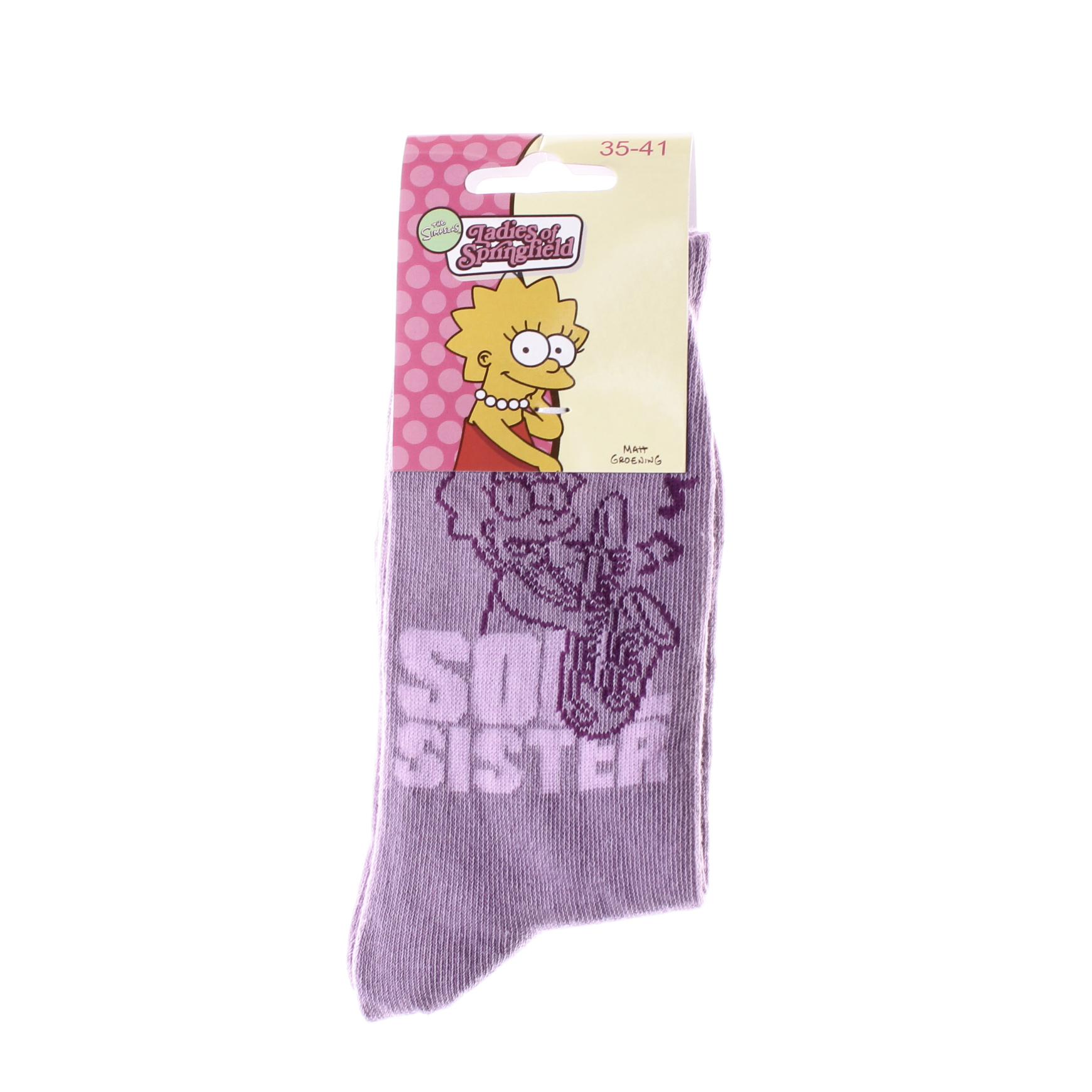 Шкарпетки дитячі Simpson Lisa Soul Sister 13057681-5 35 - 41 світло-фіолетові фото2