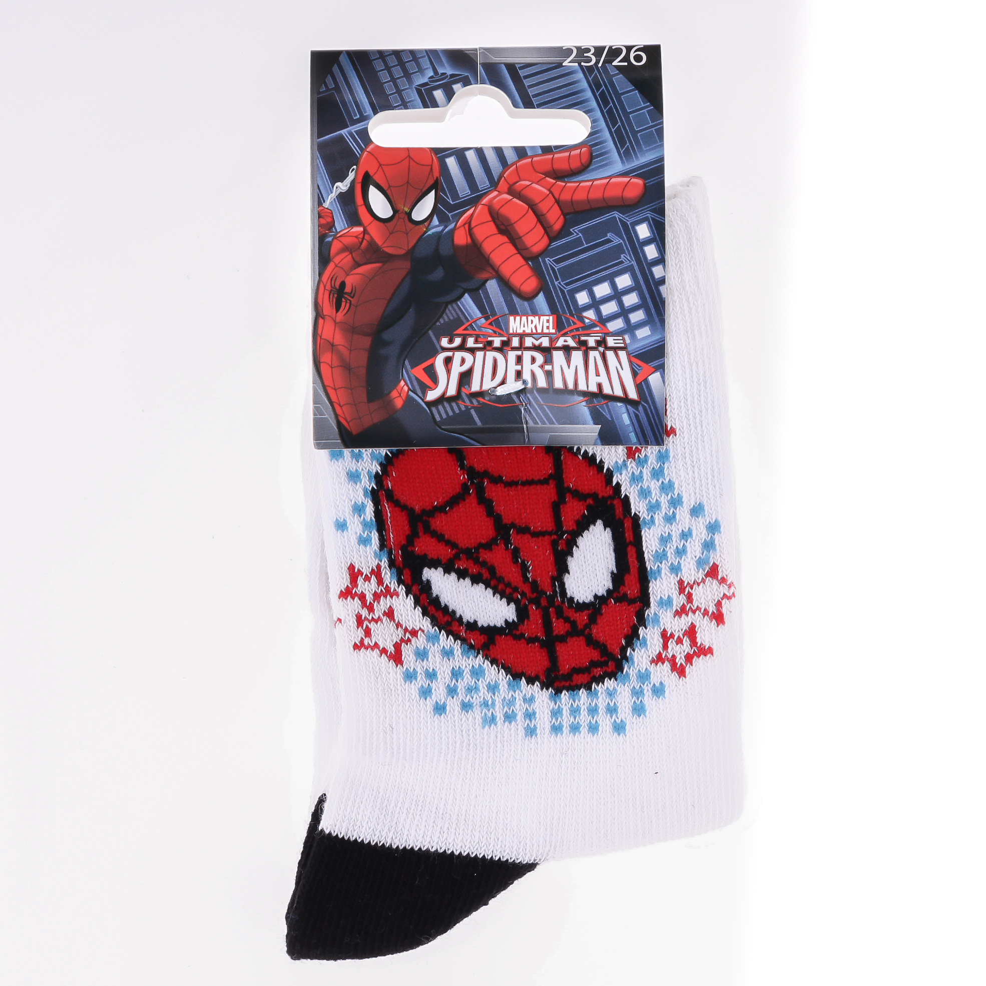 Шкарпетки дитячі Spider Man Tete Spiderman 43890147-4 19-22 білі фото2