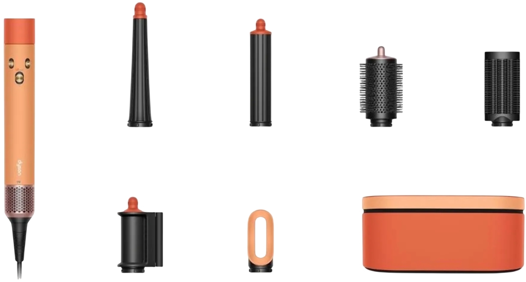 dyson Airwrap エアーラップ カスタム9点フルセット 箱無 Стайлер Dyson Airwrap I.D. HS08 T1/T2 Ceramic Apricot/Topaz 257389