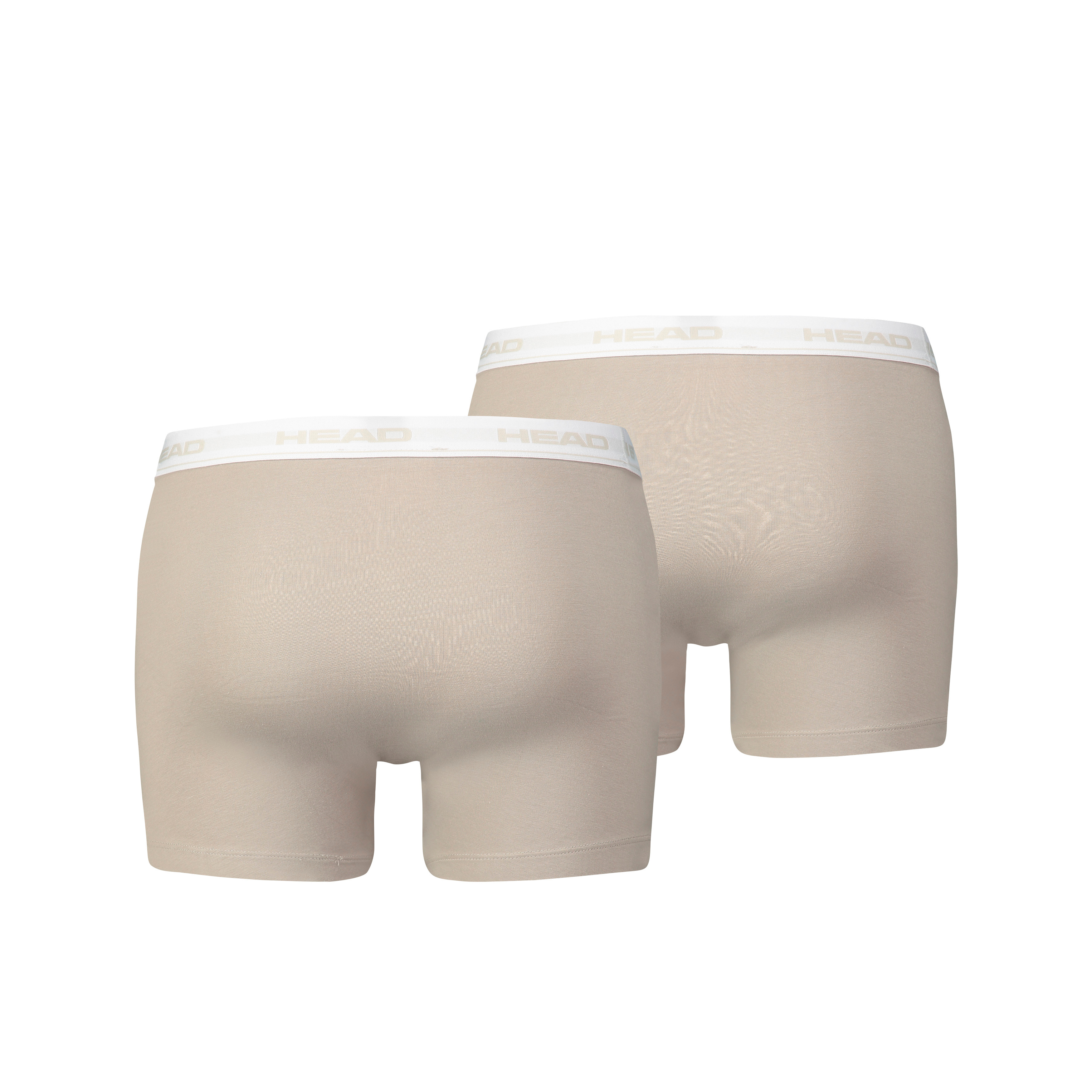 Набор трусов-боксеров мужских Head Basic Boxer 2P 841001001-400 S 2 шт светло-серые фото 