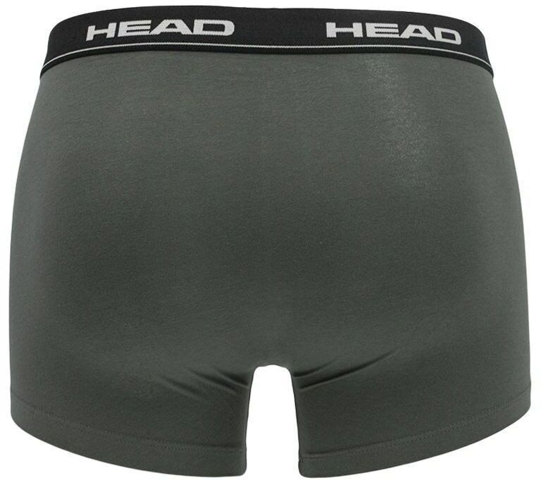 Набор трусов-боксеров мужских Head Basic Boxer 2P 841001001-415 S 2 шт серые фото 