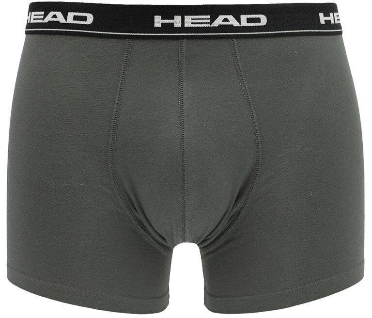 Набор трусов-боксеров мужских Head Basic Boxer 2P 841001001-415 S 2 шт серые фото 