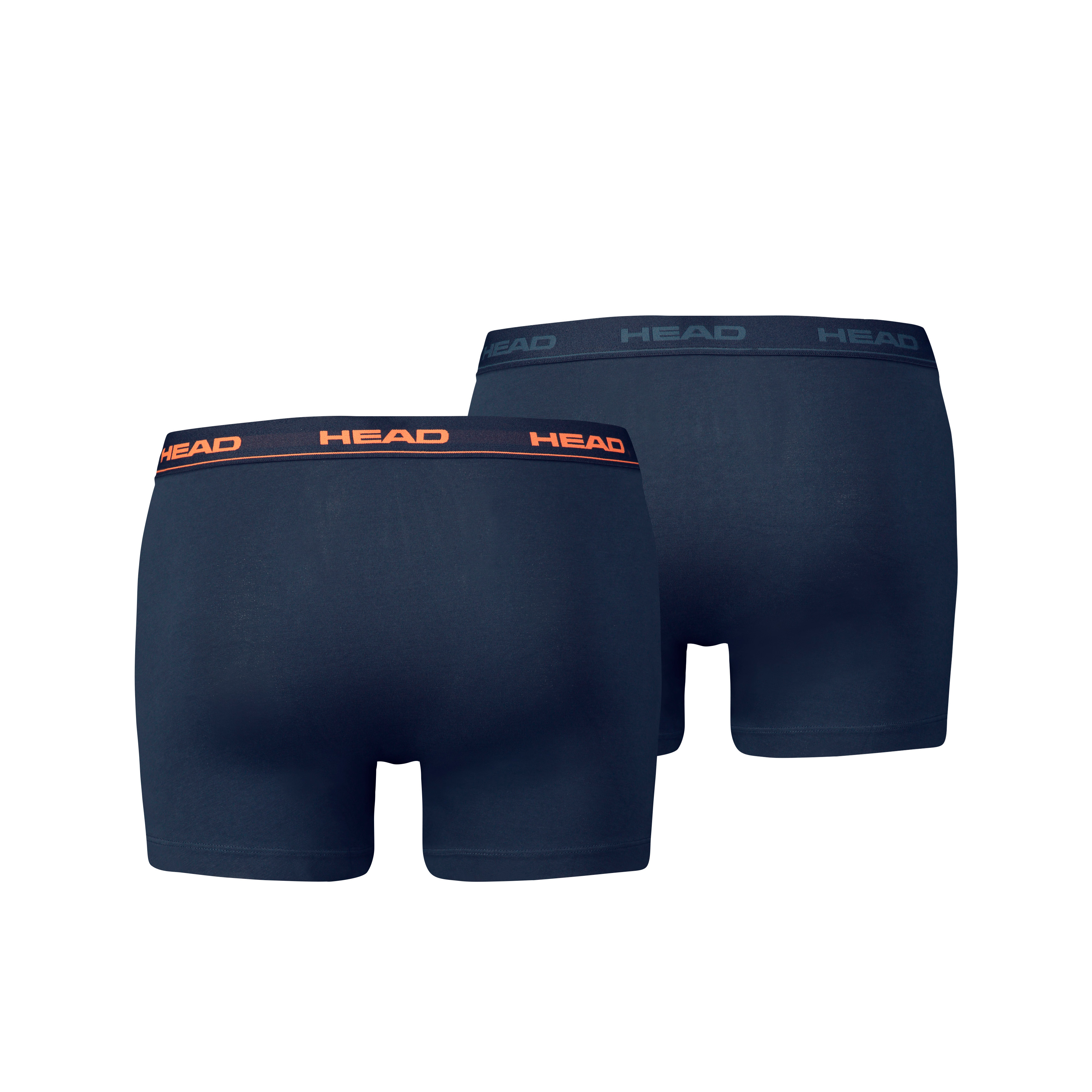 Набор трусов-боксеров мужских Head Basic Boxer 2P 841001001-493 S 2 шт темно-синие фото 