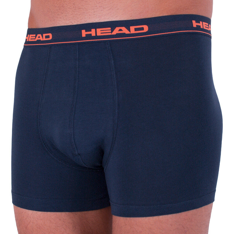 Набор трусов-боксеров мужских Head Basic Boxer 2P 841001001-493 S 2 шт темно-синие фото 