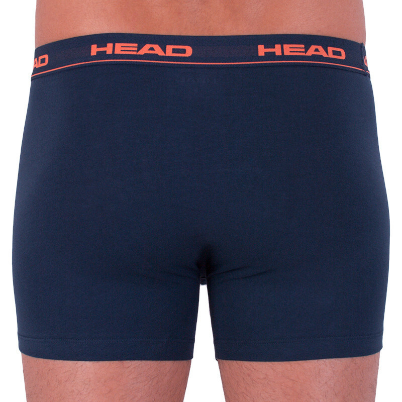 Набор трусов-боксеров мужских Head Basic Boxer 2P 841001001-493 S 2 шт темно-синие фото 