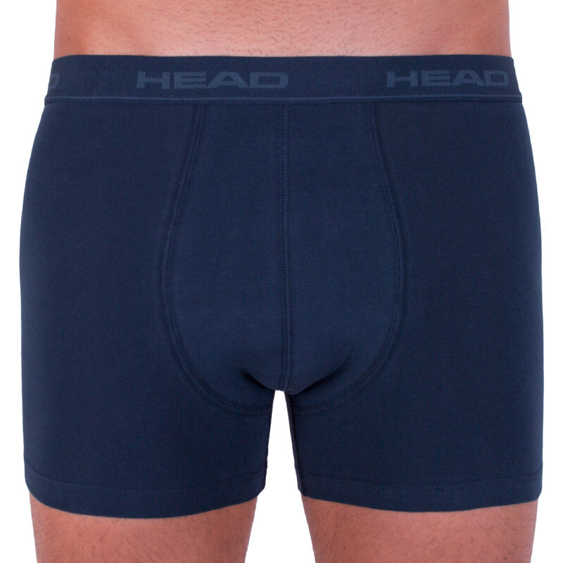 Набор трусов-боксеров мужских Head Basic Boxer 2P 841001001-493 S 2 шт темно-синие фото 