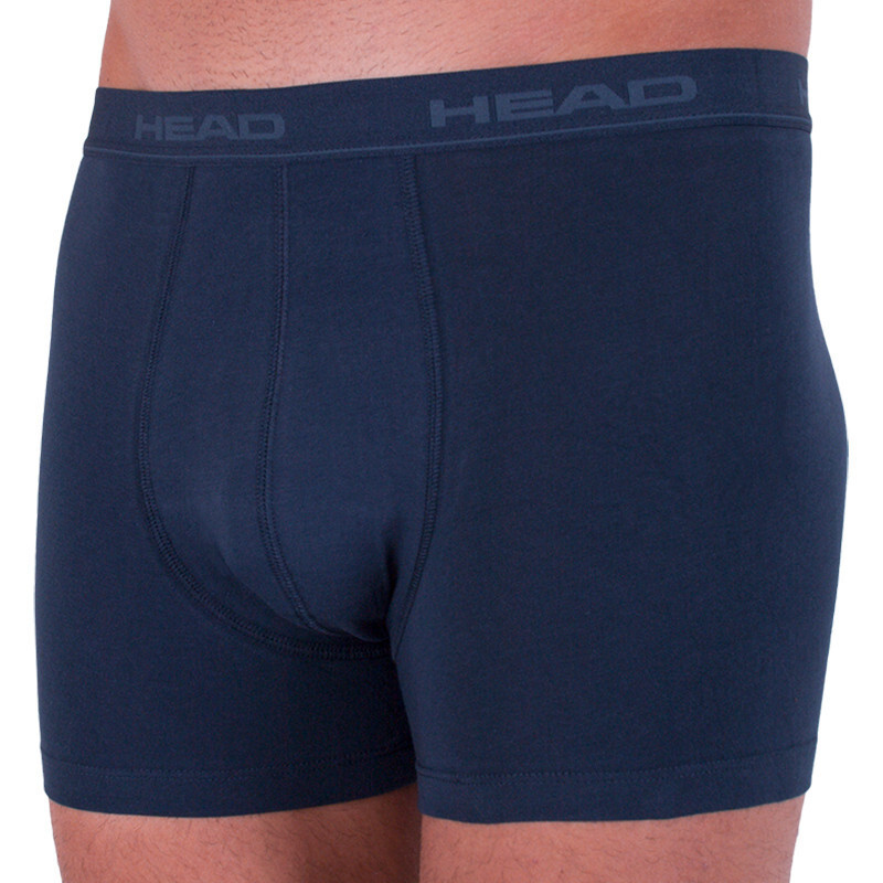 Набор трусов-боксеров мужских Head Basic Boxer 2P 841001001-493 S 2 шт темно-синие фото 