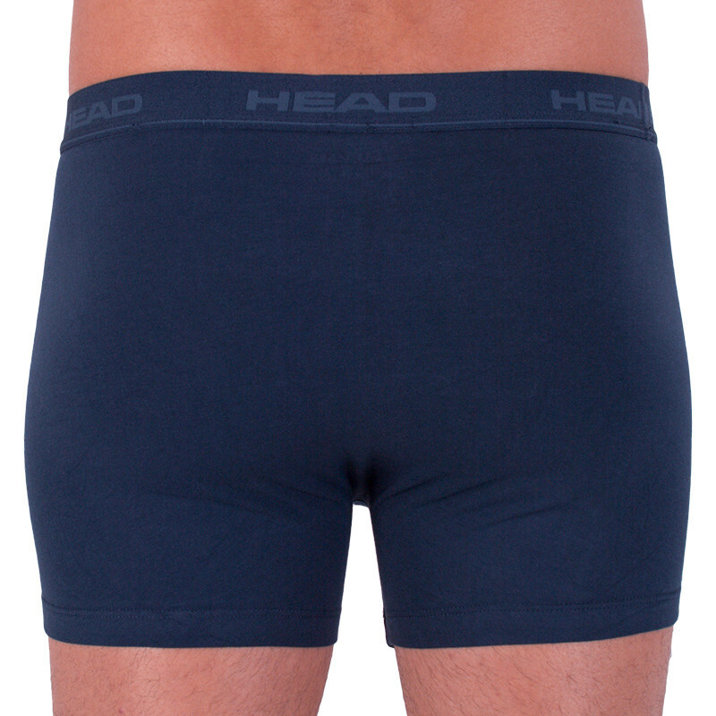 Набор трусов-боксеров мужских Head Basic Boxer 2P 841001001-493 S 2 шт темно-синие фото 