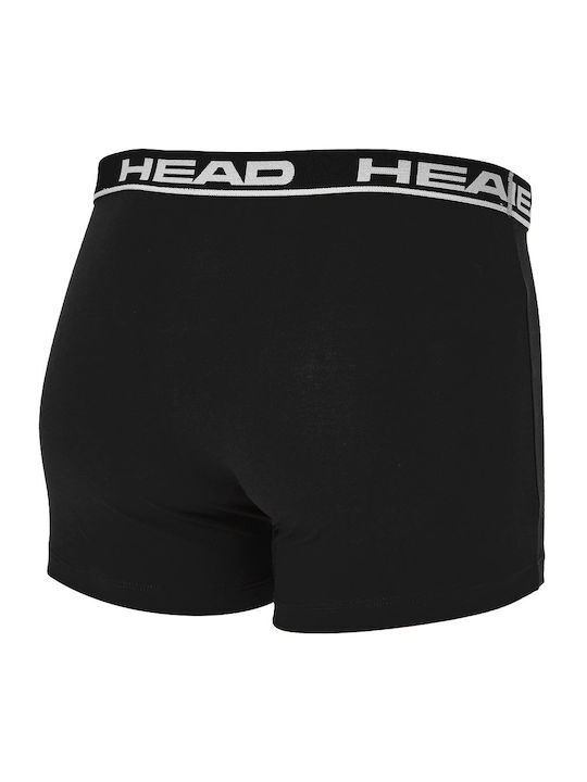 Набор трусов-боксеров мужских Head Basic Boxer 2P 701202741-005 M 2 шт черные фото 