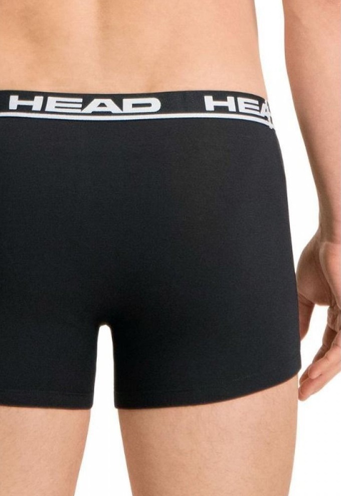 Набор трусов-боксеров мужских Head Basic Boxer 2P 701202741-005 S 2 шт черные фото7