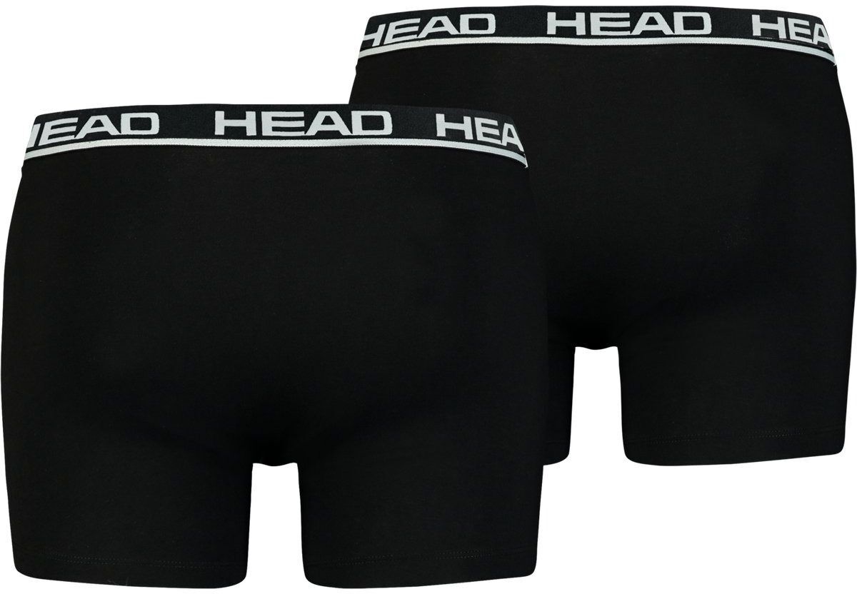 Набор трусов-боксеров мужских Head Basic Boxer 2P 701202741-005 XXL 2 шт черные фото2