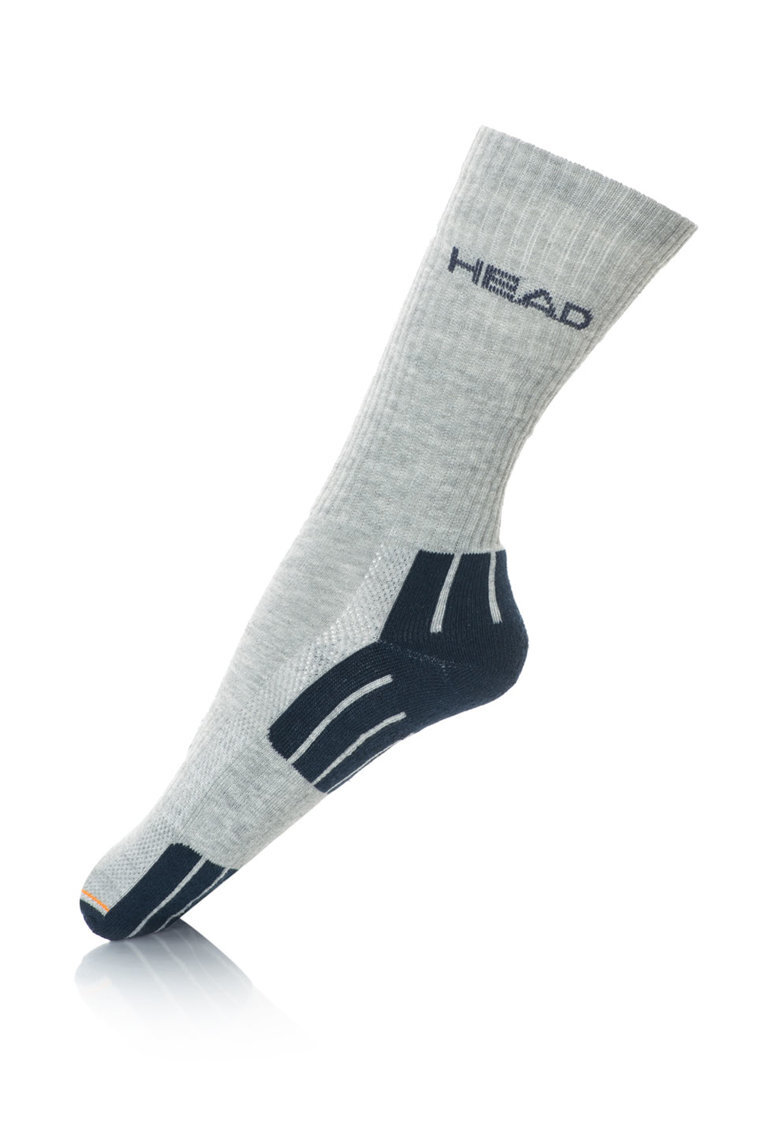 Набор носков Head Match Crew Unisex 2P 741020001-650 35-38 3 шт серые/синие фото3