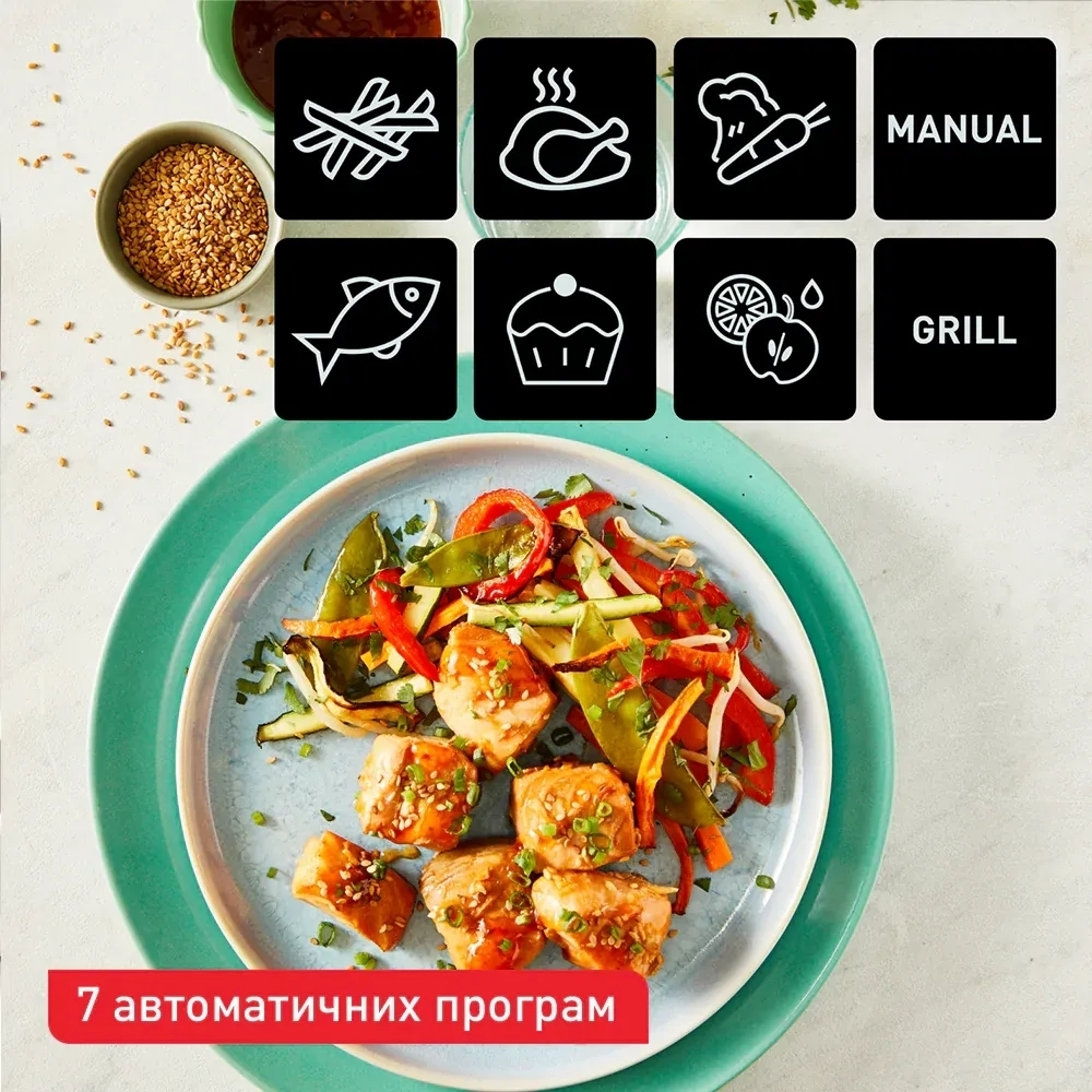 Мультипіч Tefal Dual Easy Fry & Grill Air Fryer EY905D10_SALEфото6