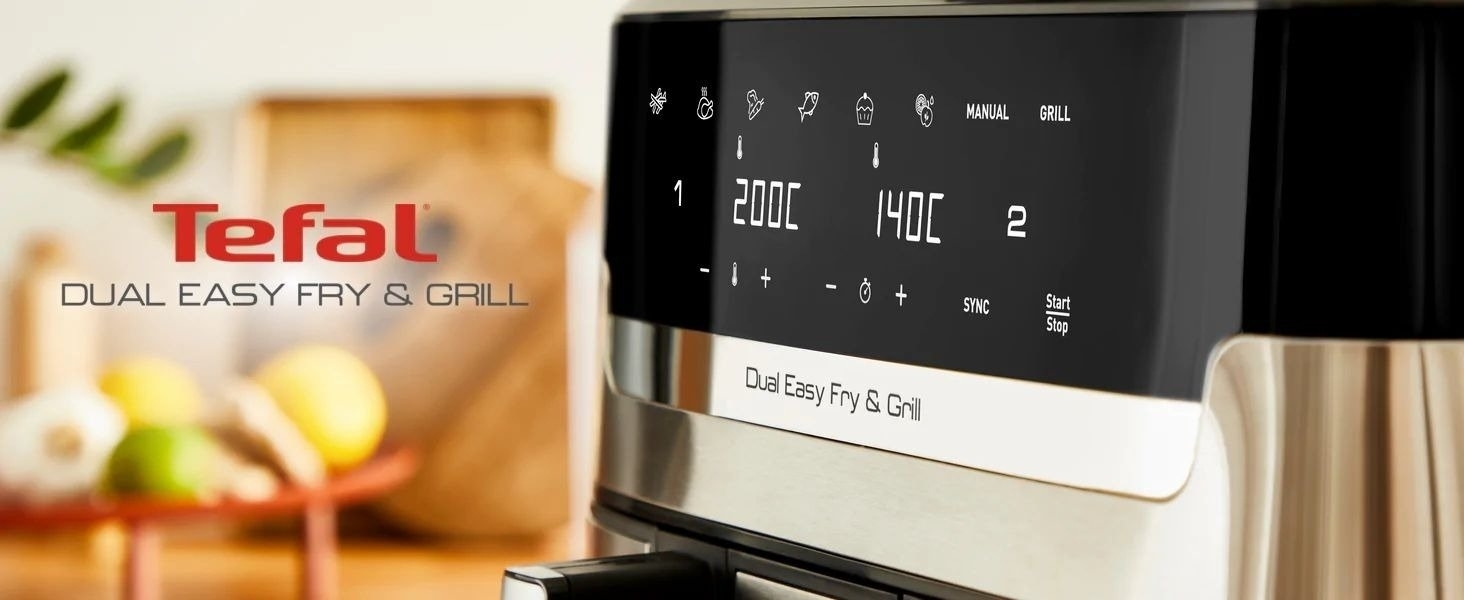 Мультипіч Tefal Dual Easy Fry & Grill Air Fryer EY905D10_SALEфото9