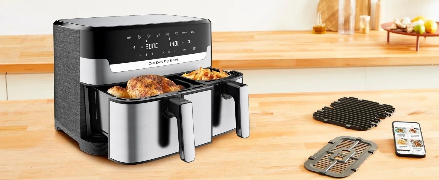 Мультипіч Tefal Dual Easy Fry & Grill Air Fryer EY905D10_SALEфото11